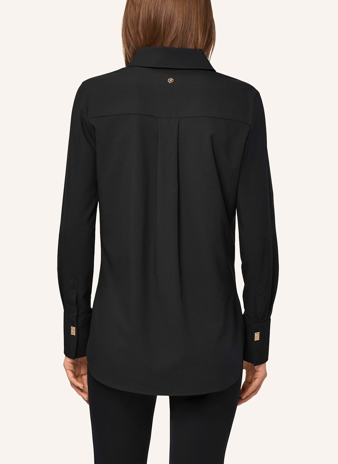INA KESS Hemdbluse ORLOV SHIRT: SCHWARZ