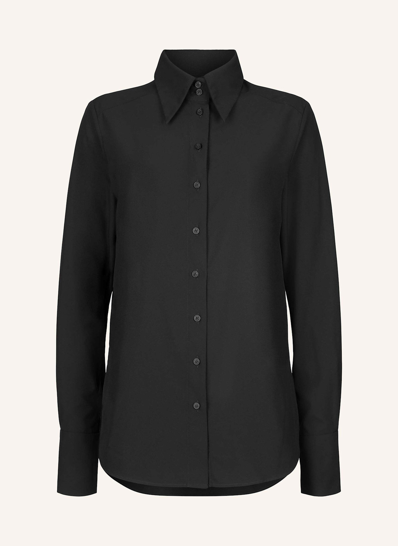 INA KESS Hemdbluse ORLOV SHIRT: SCHWARZ