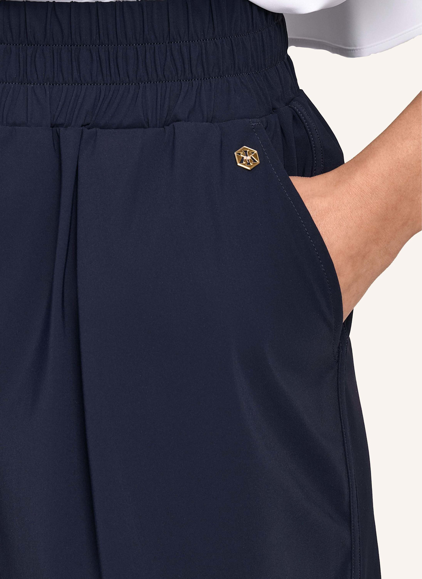 INA KESS Hose LUXE LÉGER TRACK PANTS: DUNKELBLAU