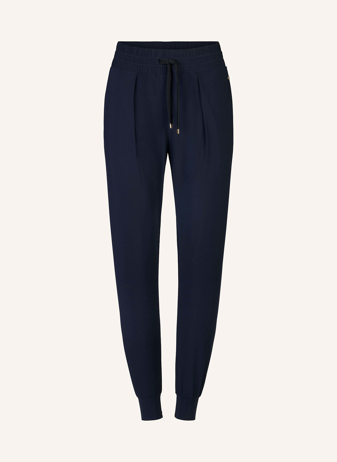 INA KESS Hose LUXE LÉGER TRACK PANTS: DUNKELBLAU