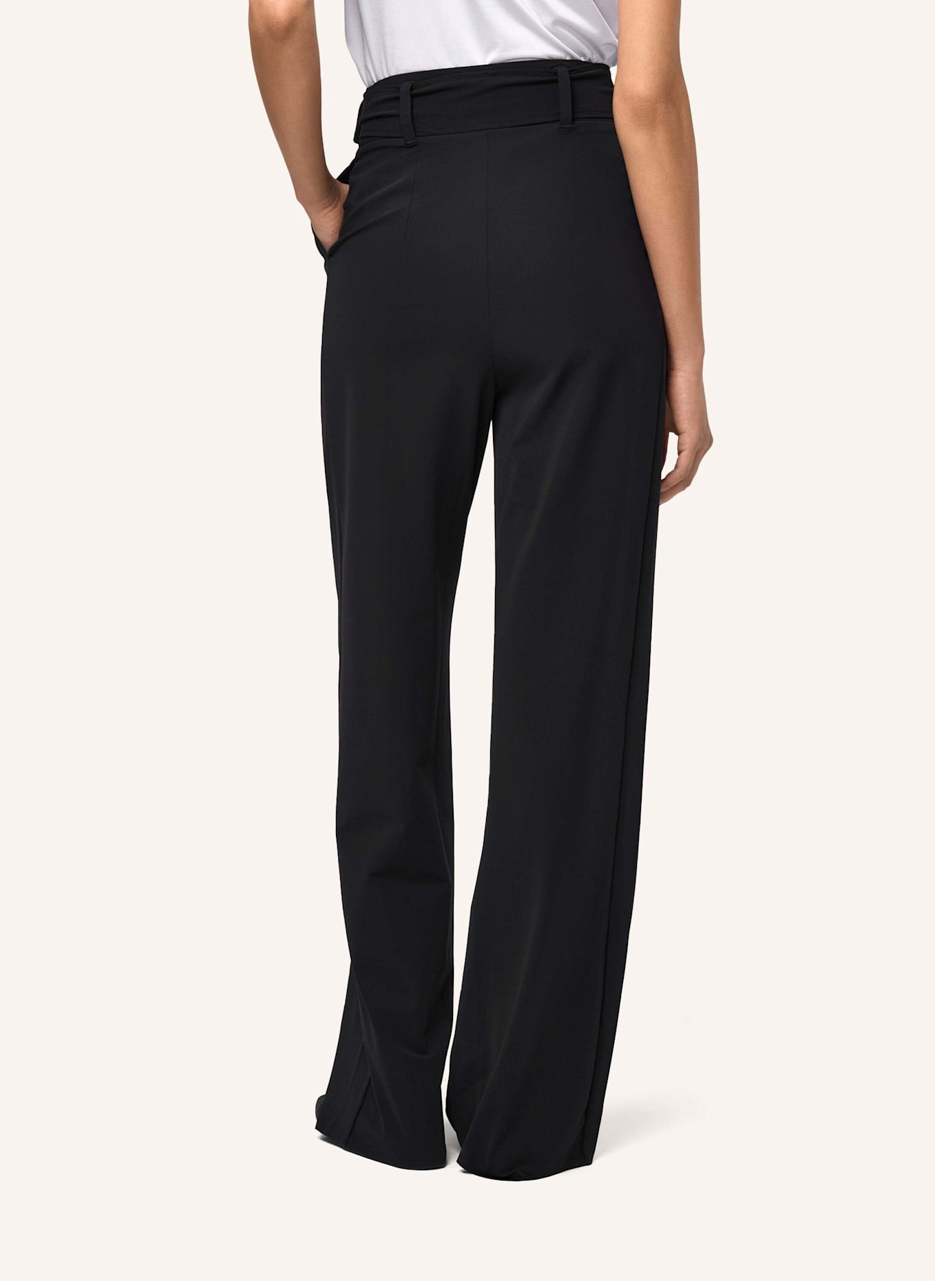 INA KESS Hose LISCIA STRETCH PANTS: SCHWARZ