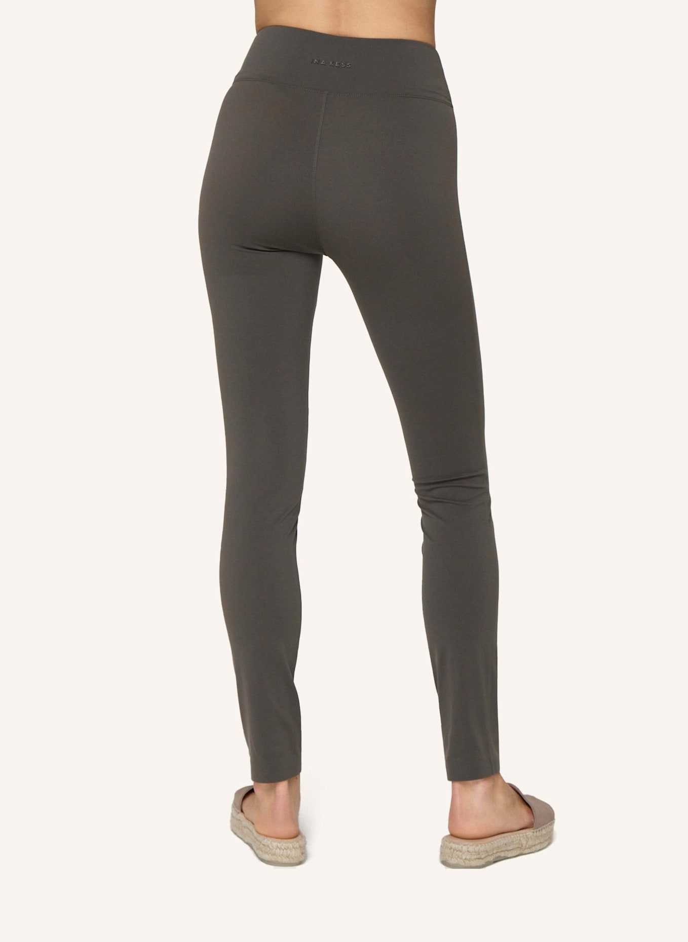 INA KESS Hose CONVEX TIGHTS: GRÜN/ GRAU