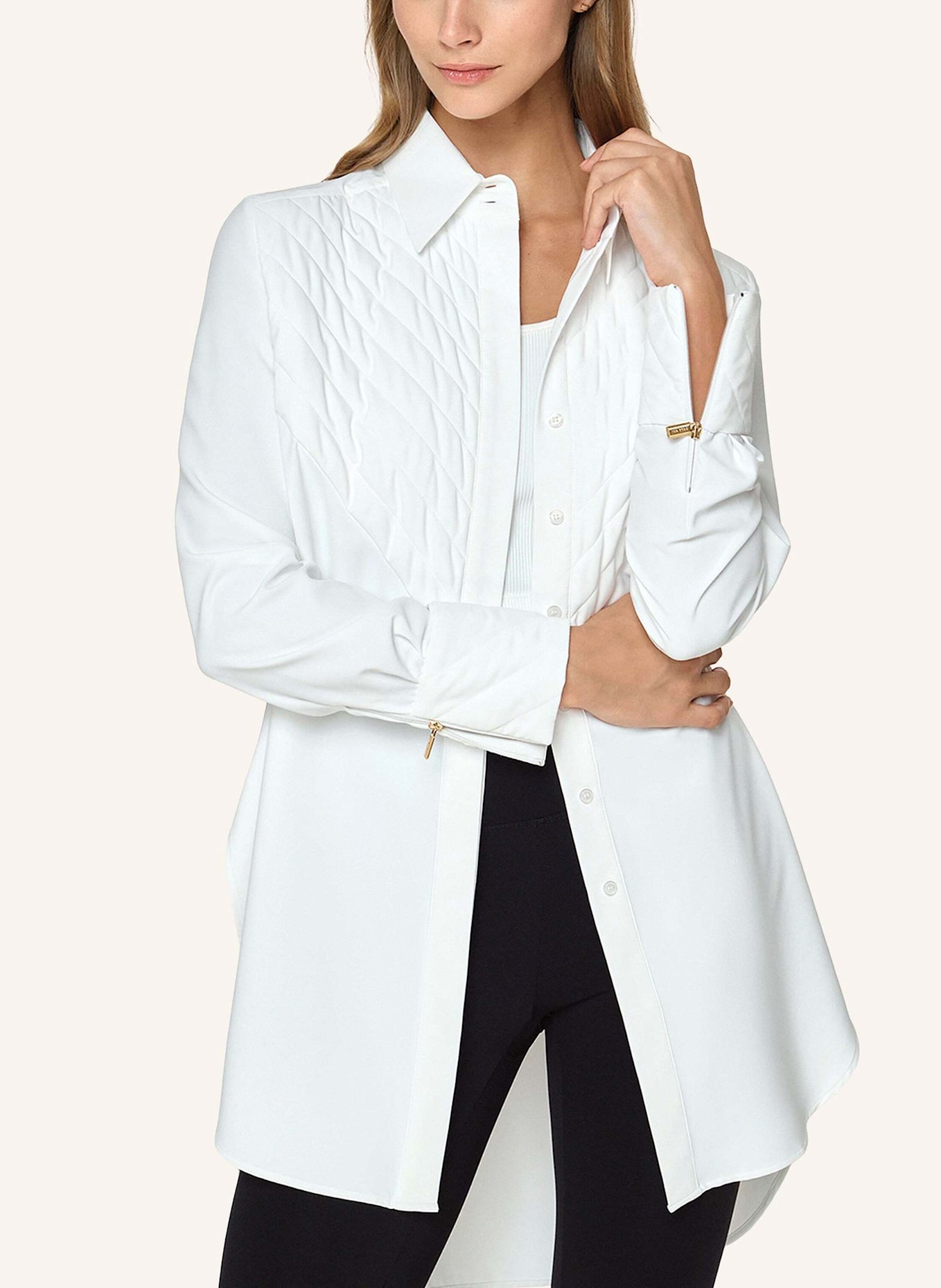 INA KESS Hemdbluse VICI STRETCH SHIRT: WEISS