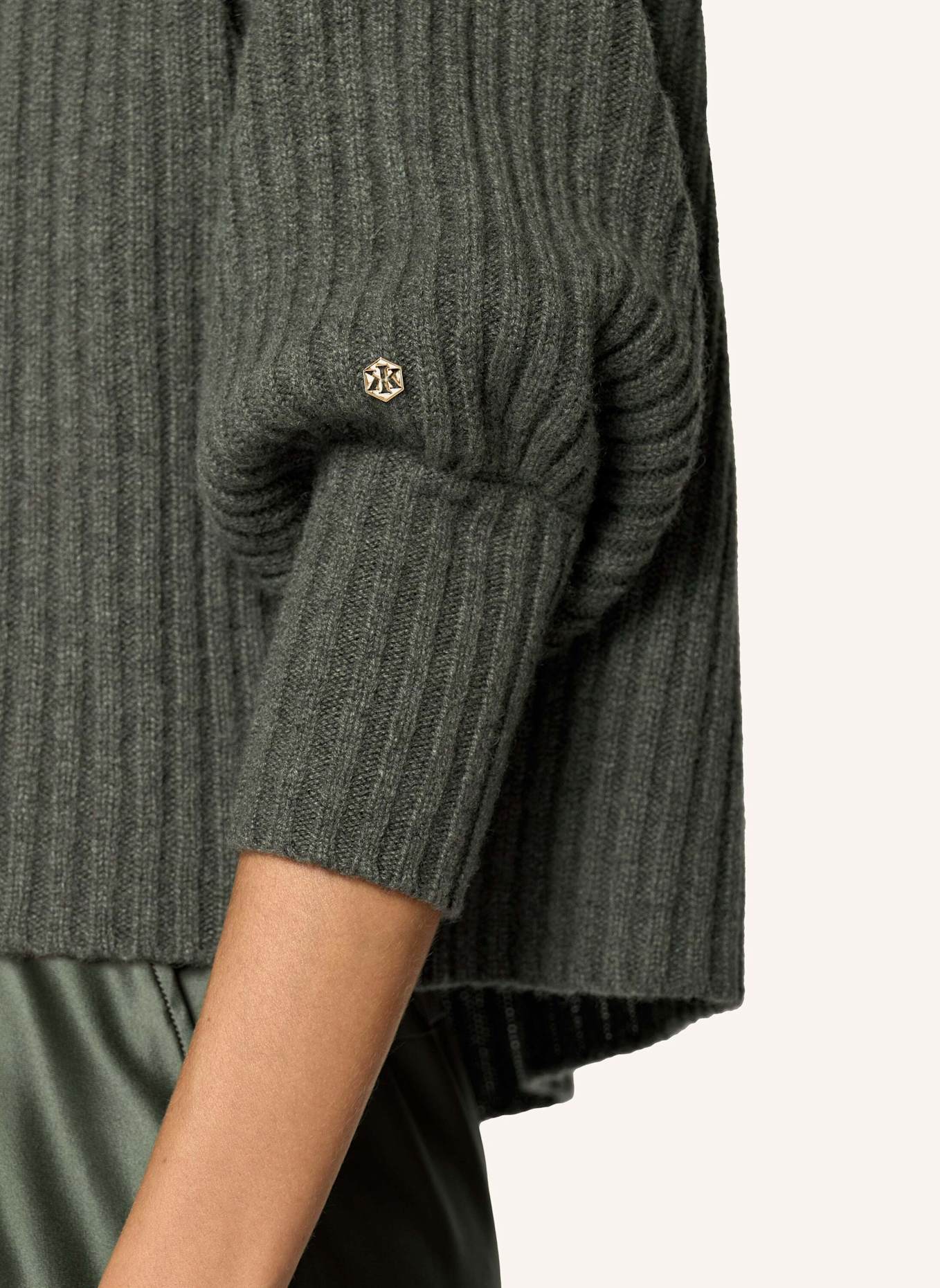 INA KESS Pullover AMURI CASHMERE SWEATER: GRÜN