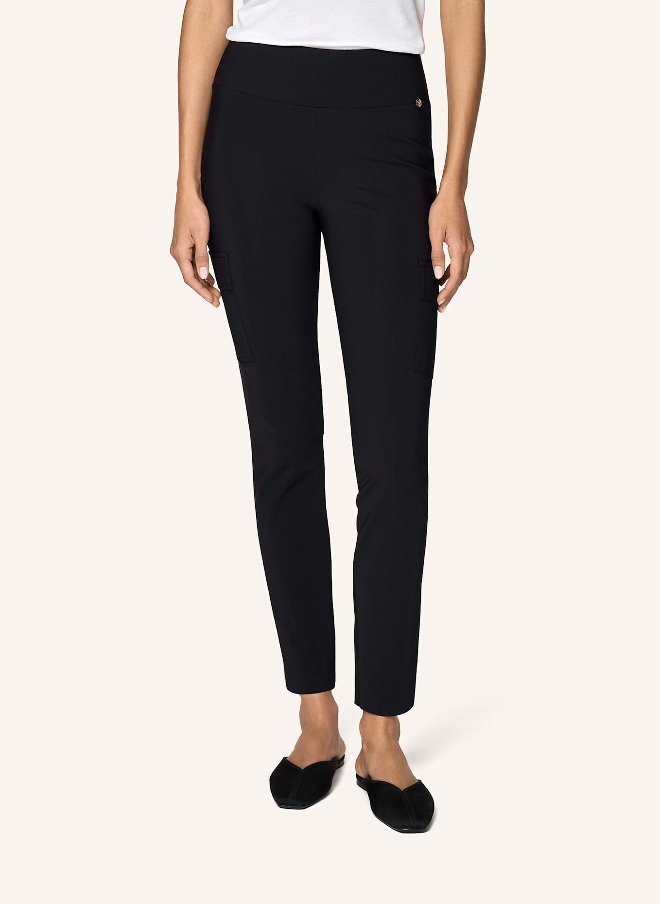 INA KESS Hose TRAVAGO STRETCH Pants: SCHWARZ
