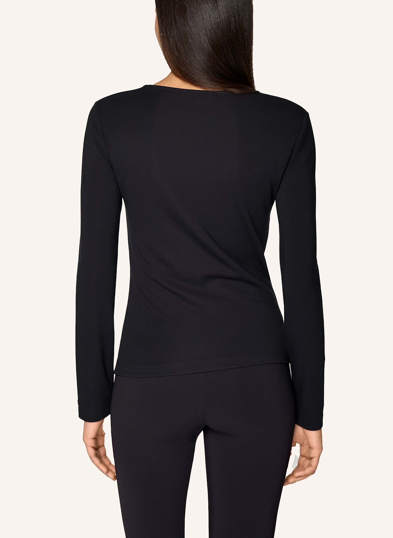 INA KESS Top VOLIA TOP: SCHWARZ