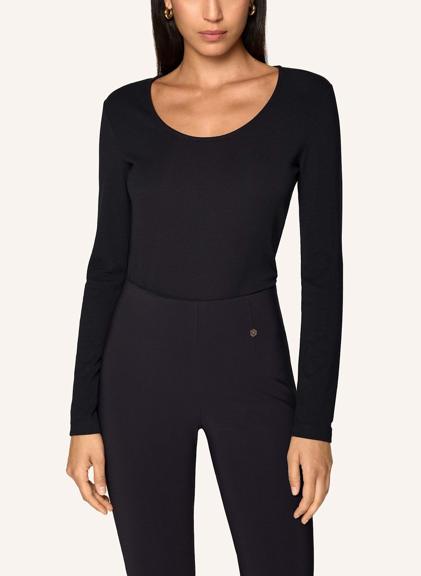 INA KESS Top VOLIA TOP: SCHWARZ