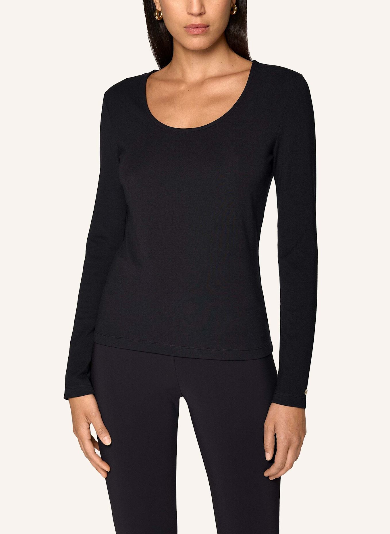 INA KESS Top VOLIA TOP: SCHWARZ