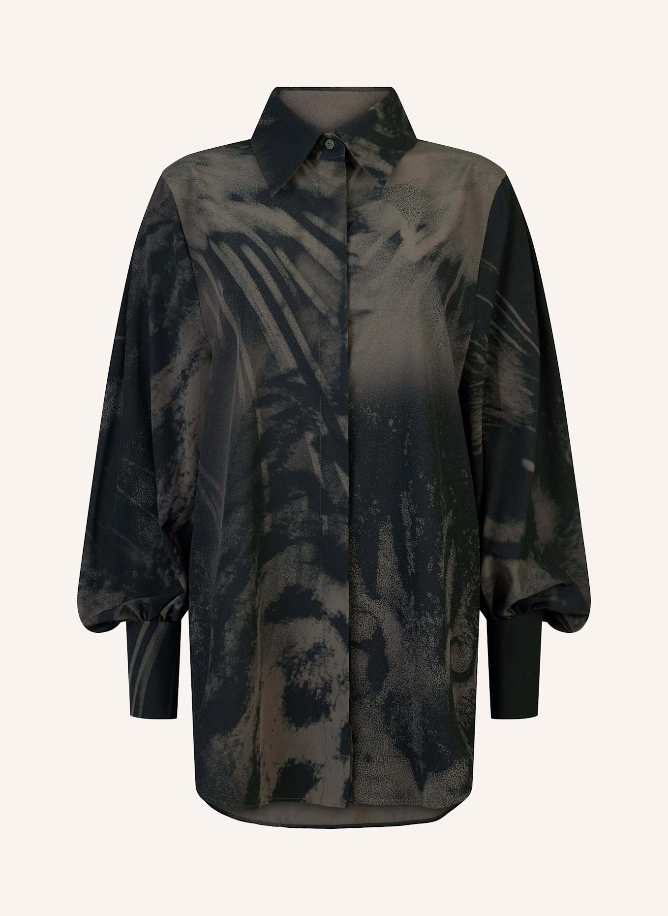 INA KESS Bluse FELIS BLOUSE: SCHWARZ/ BRAUN