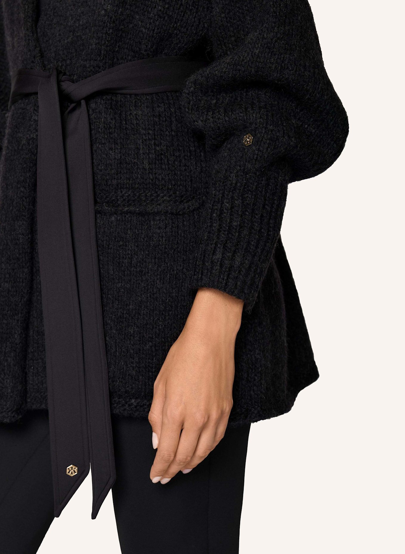 INA KESS Cardigan CANOLO CARDIGAN: SCHWARZ