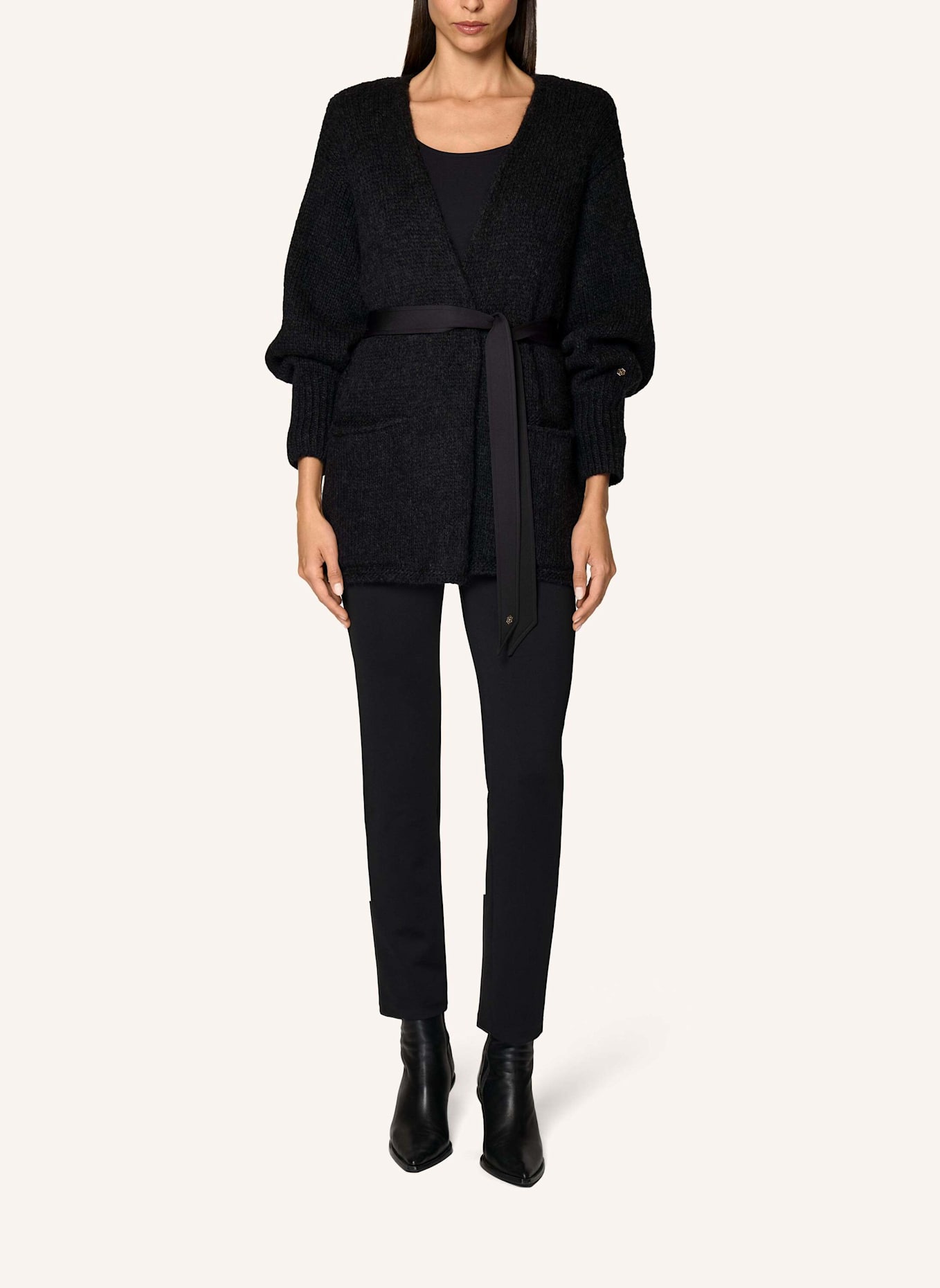 INA KESS Cardigan CANOLO CARDIGAN: SCHWARZ