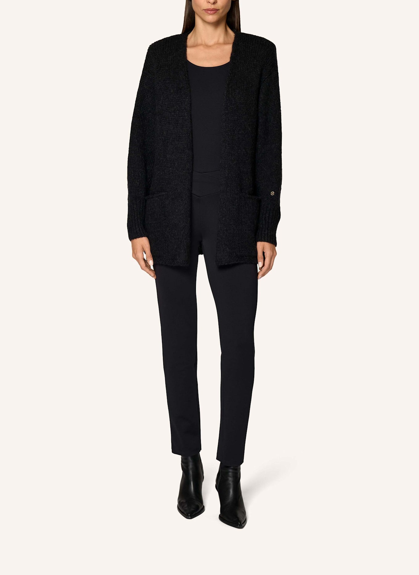 INA KESS Cardigan CANOLO CARDIGAN: SCHWARZ