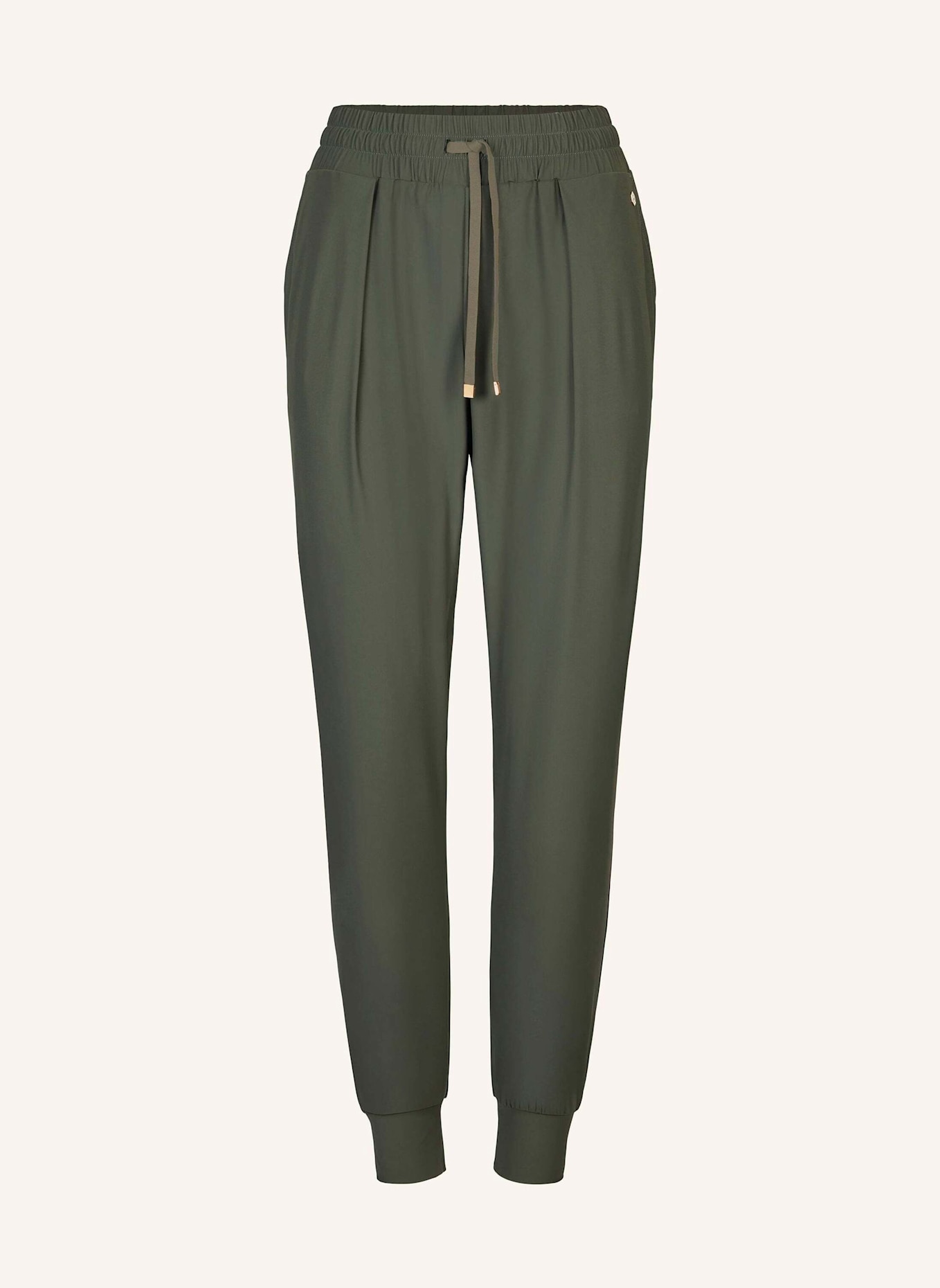 INA KESS Hose LUXE LÉGER TRACK PANTS: GRÜN