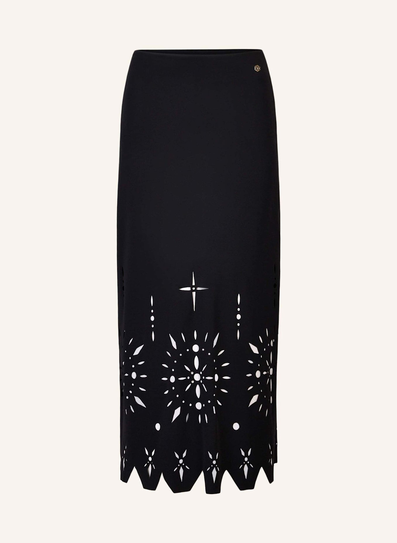 INA KESS Rock FIORITA LASER SKIRT: SCHWARZ