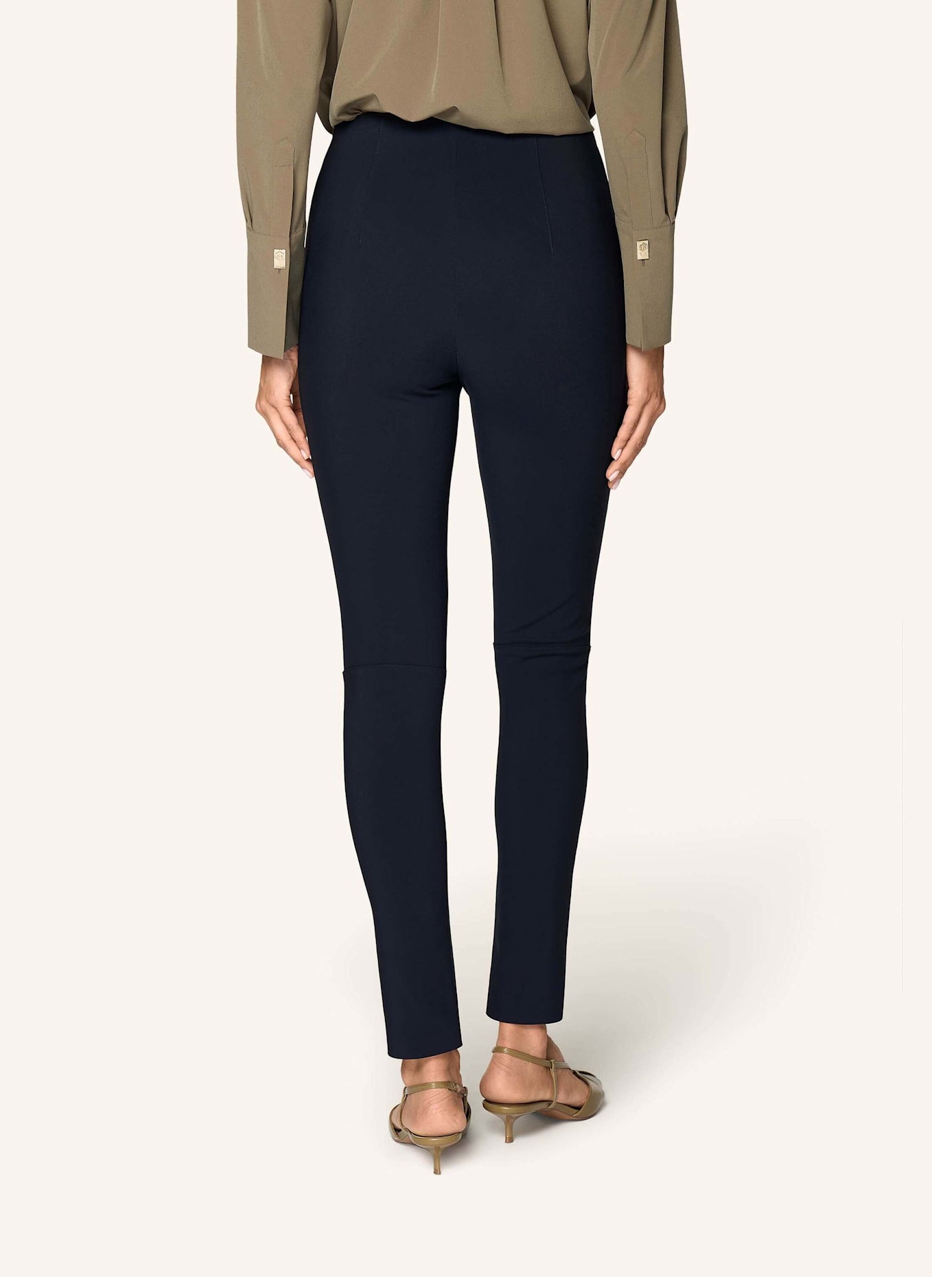 INA KESS Hose ELLA STRETCH PANTS: DUNKELBLAU