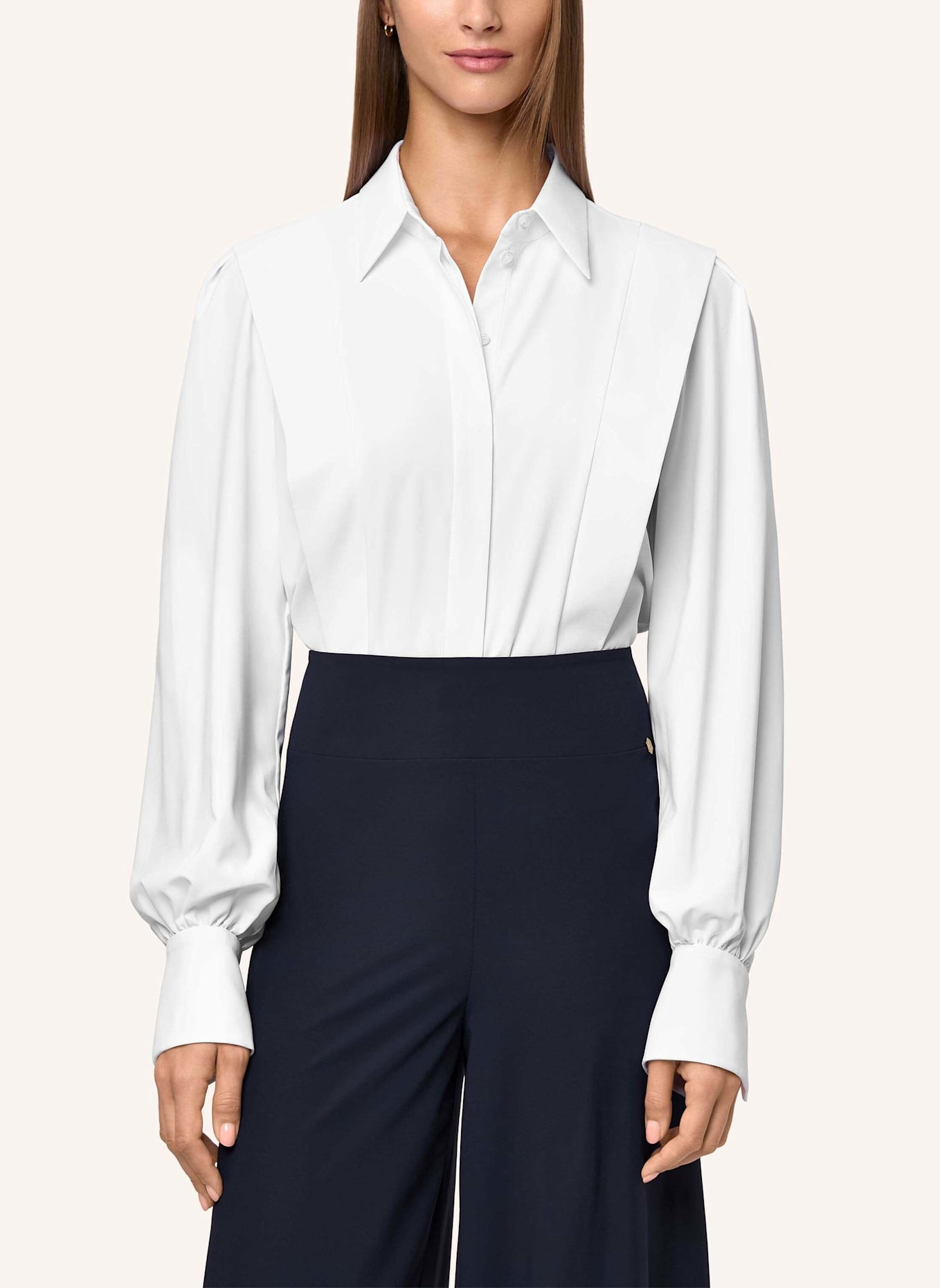 INA KESS Hemdbluse PALERMA SHIRT: WEISS