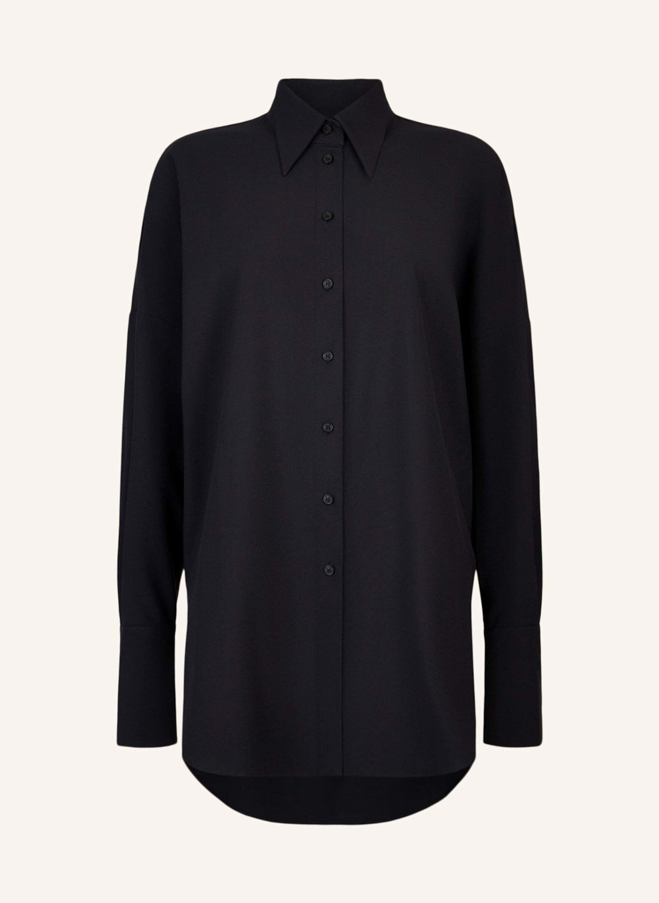 INA KESS Hemdbluse MARASAL STRETCH SHIRT: SCHWARZ