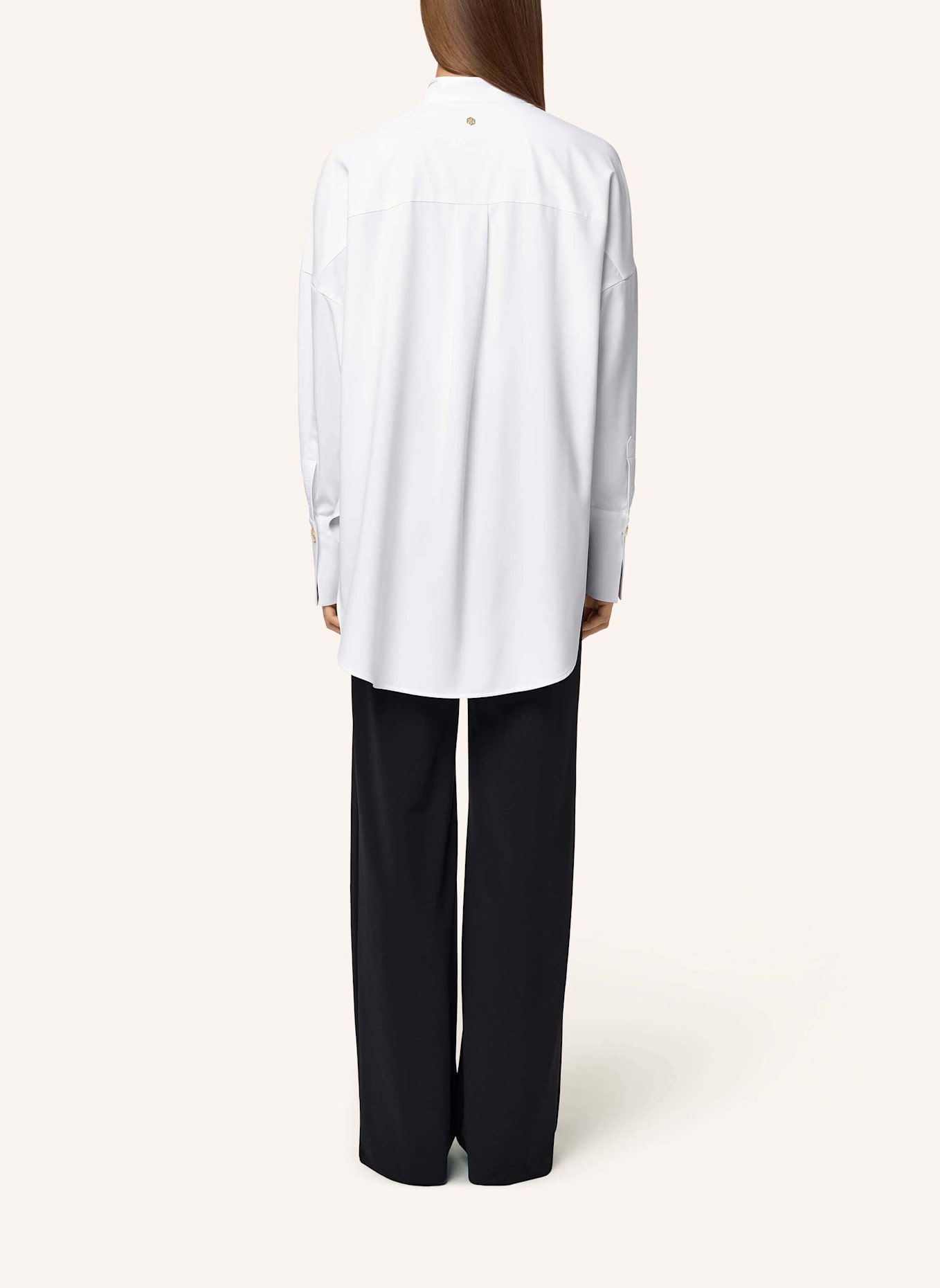 INA KESS Hemdbluse MARASAL STRETCH SHIRT: WEISS