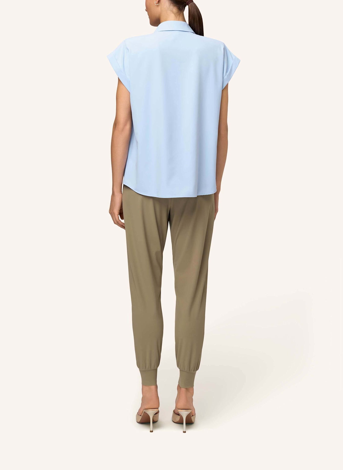 INA KESS Bluse CASETTE BLOUSE: HELLBLAU