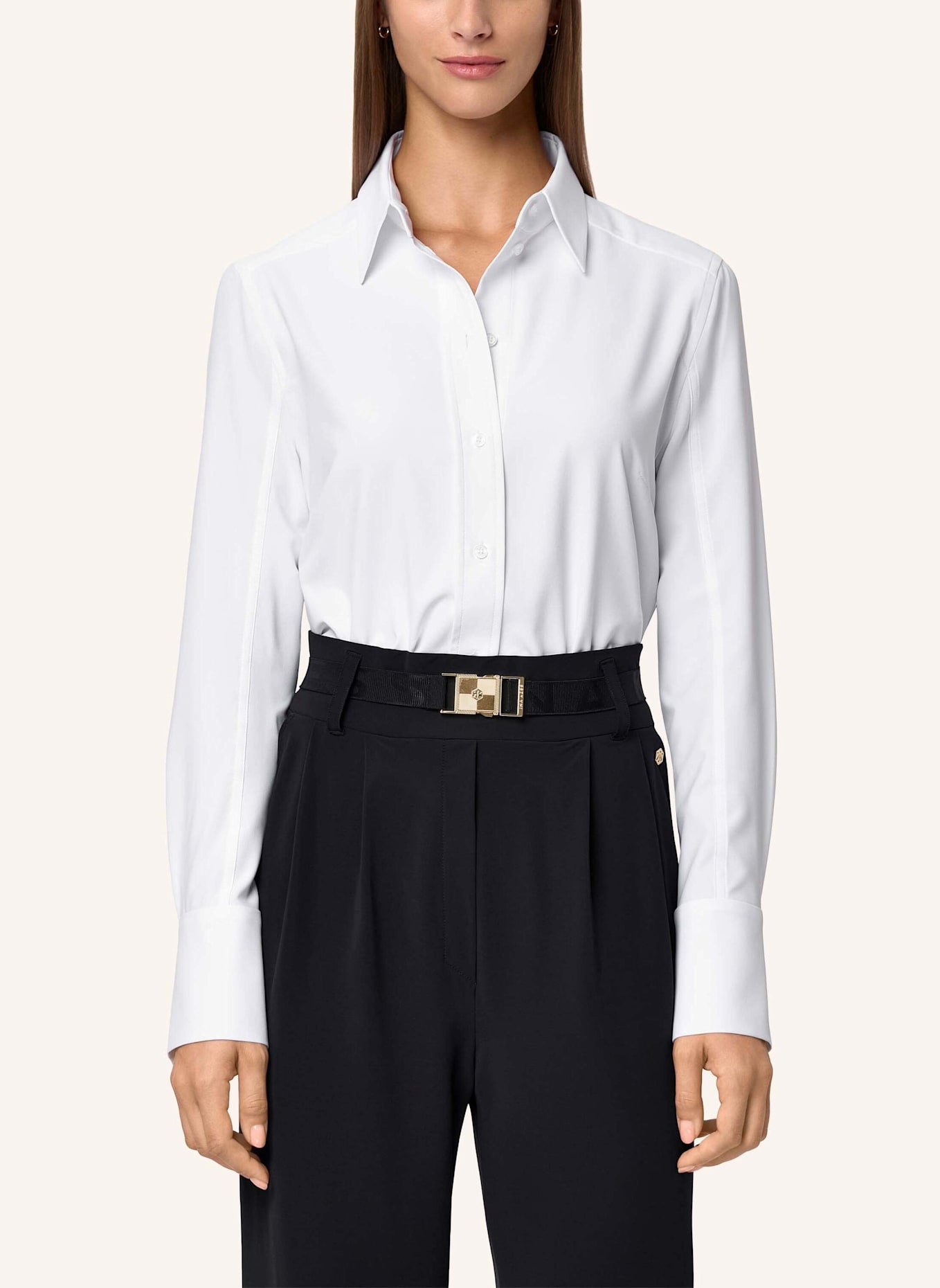 INA KESS Hemdbluse MAREA STRETCH SHIRT: WEISS