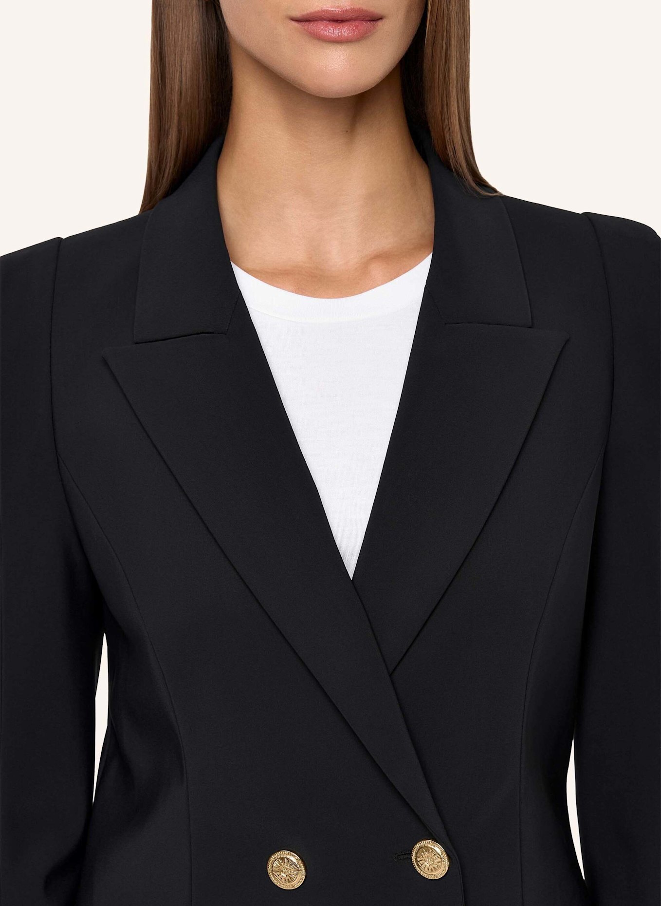 INA KESS Blazer CESARINA STRETCH BLAZER: SCHWARZ