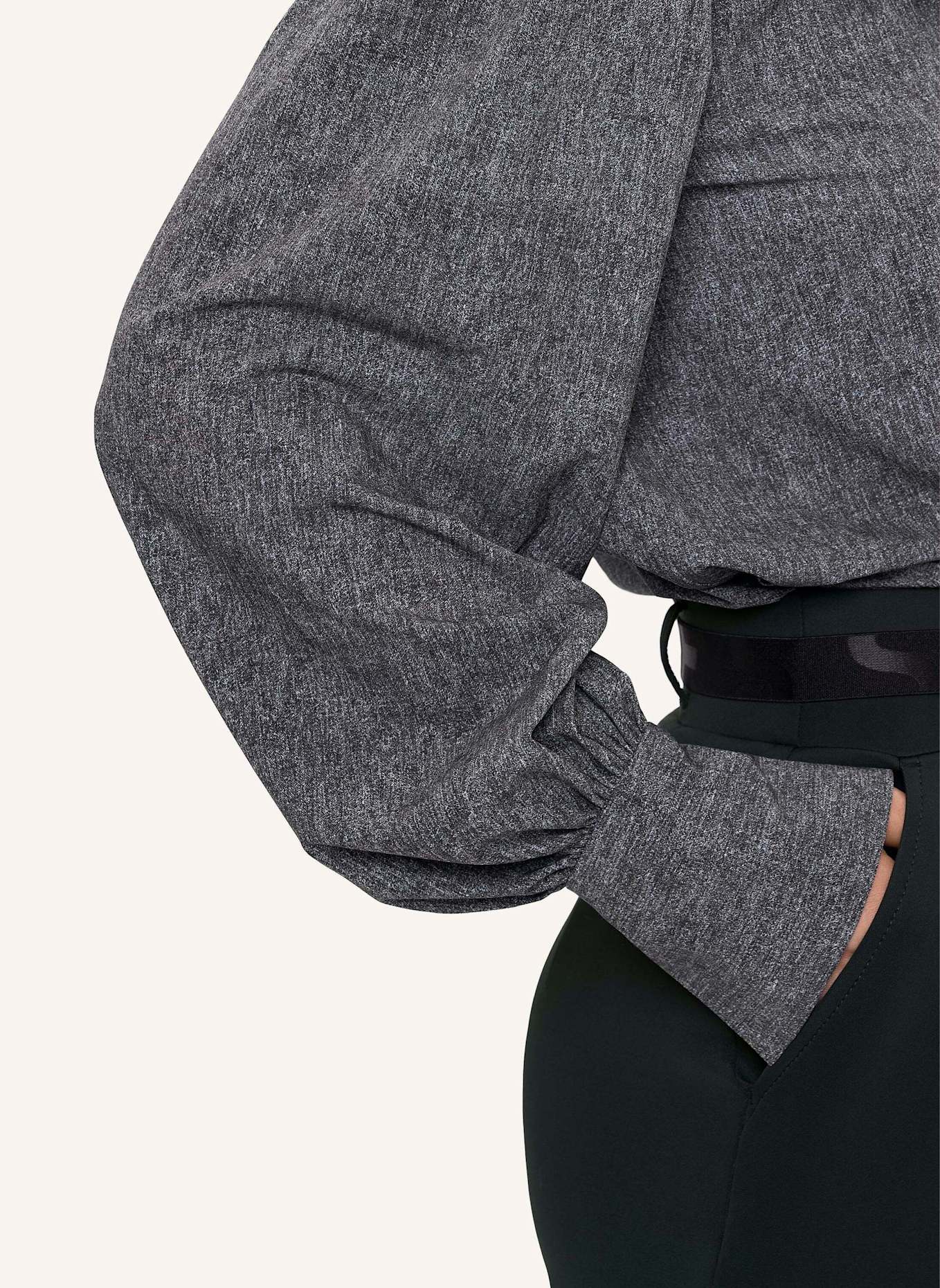 INA KESS Hose NYRA STRETCH PANTS: GRAU