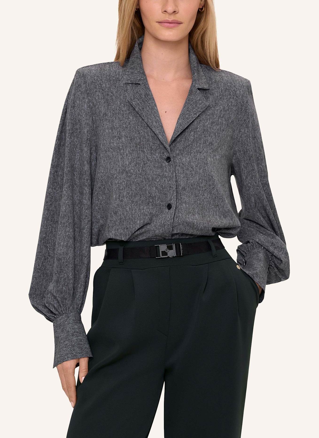 INA KESS Hose NYRA STRETCH PANTS: GRAU