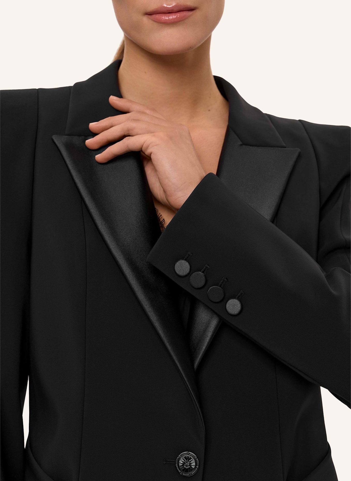 INA KESS Blazer PANTERA BLAZER: SCHWARZ