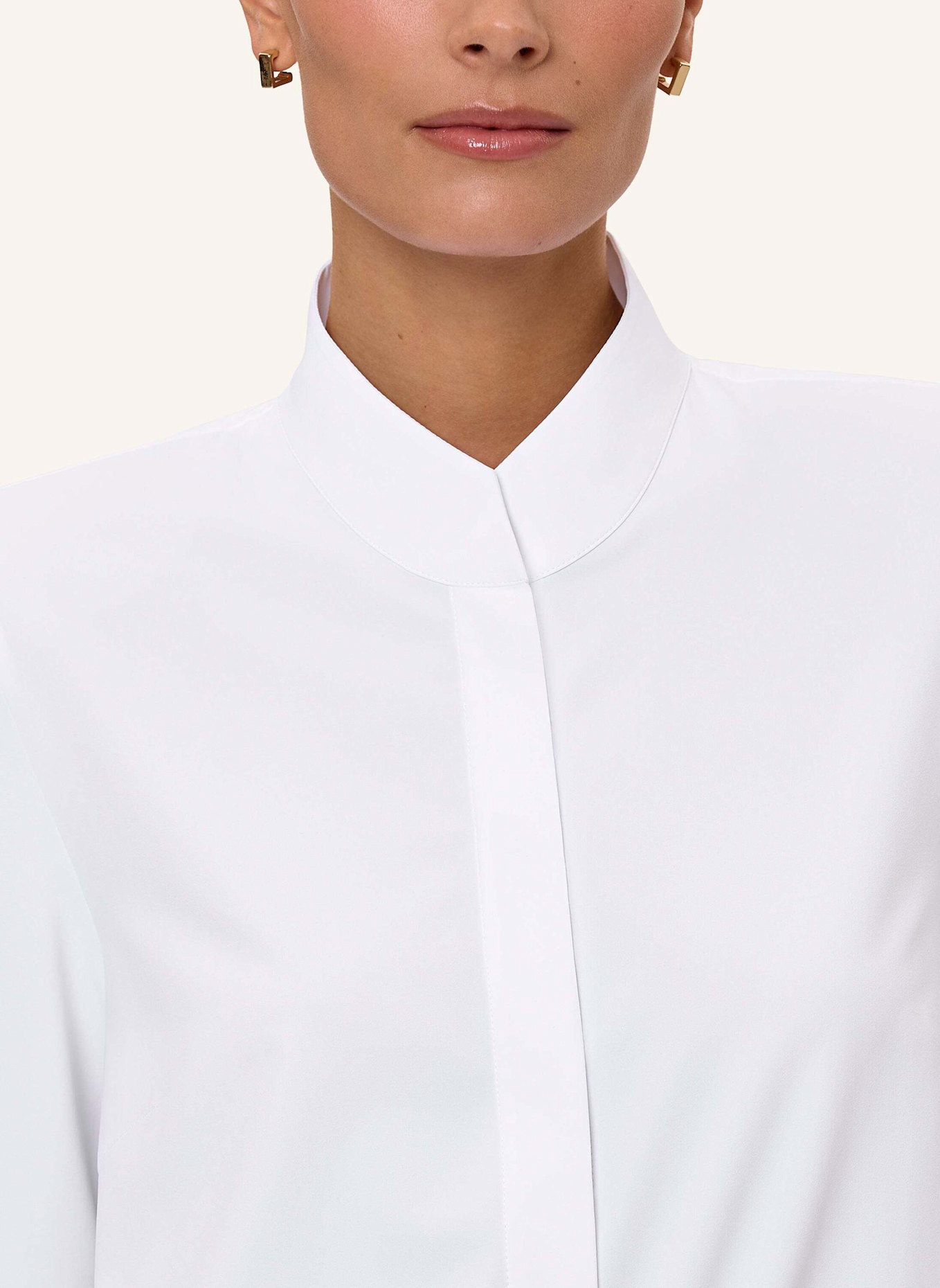 INA KESS Hemdbluse LEONTA SHIRT: WEISS