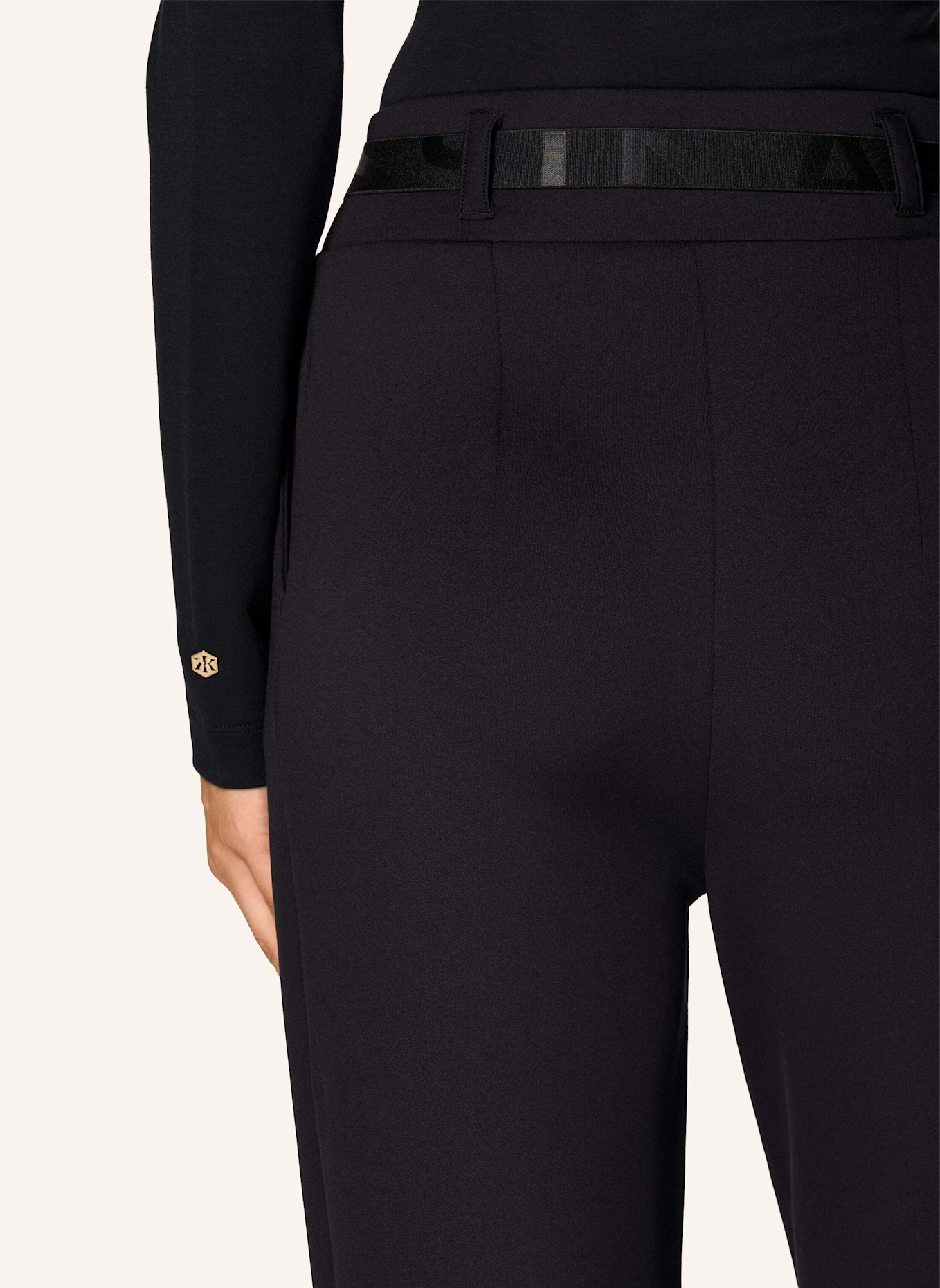 INA KESS Hose SICANI STRETCH PANT: SCHWARZ