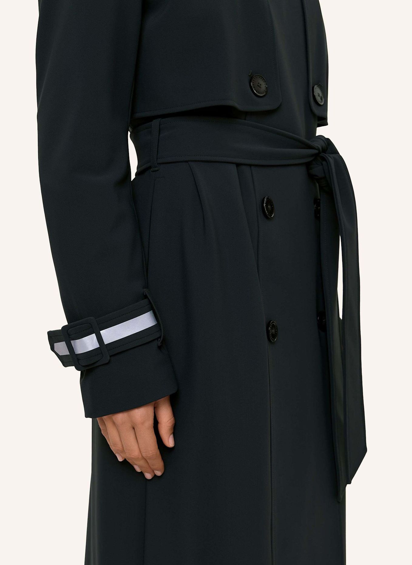 INA KESS Mantel DEVON TRENCH COAT: DUNKELGRÜN