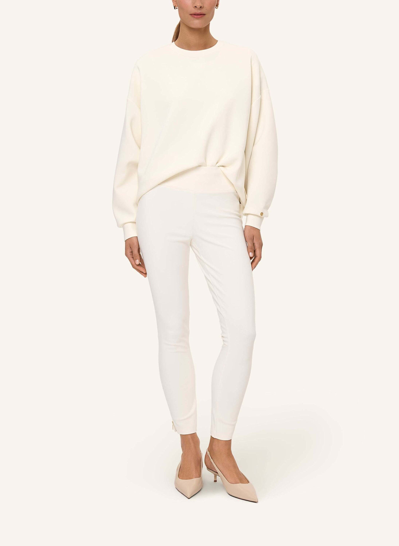 INA KESS Hose CHIARA STRETCH PANTS: BEIGE