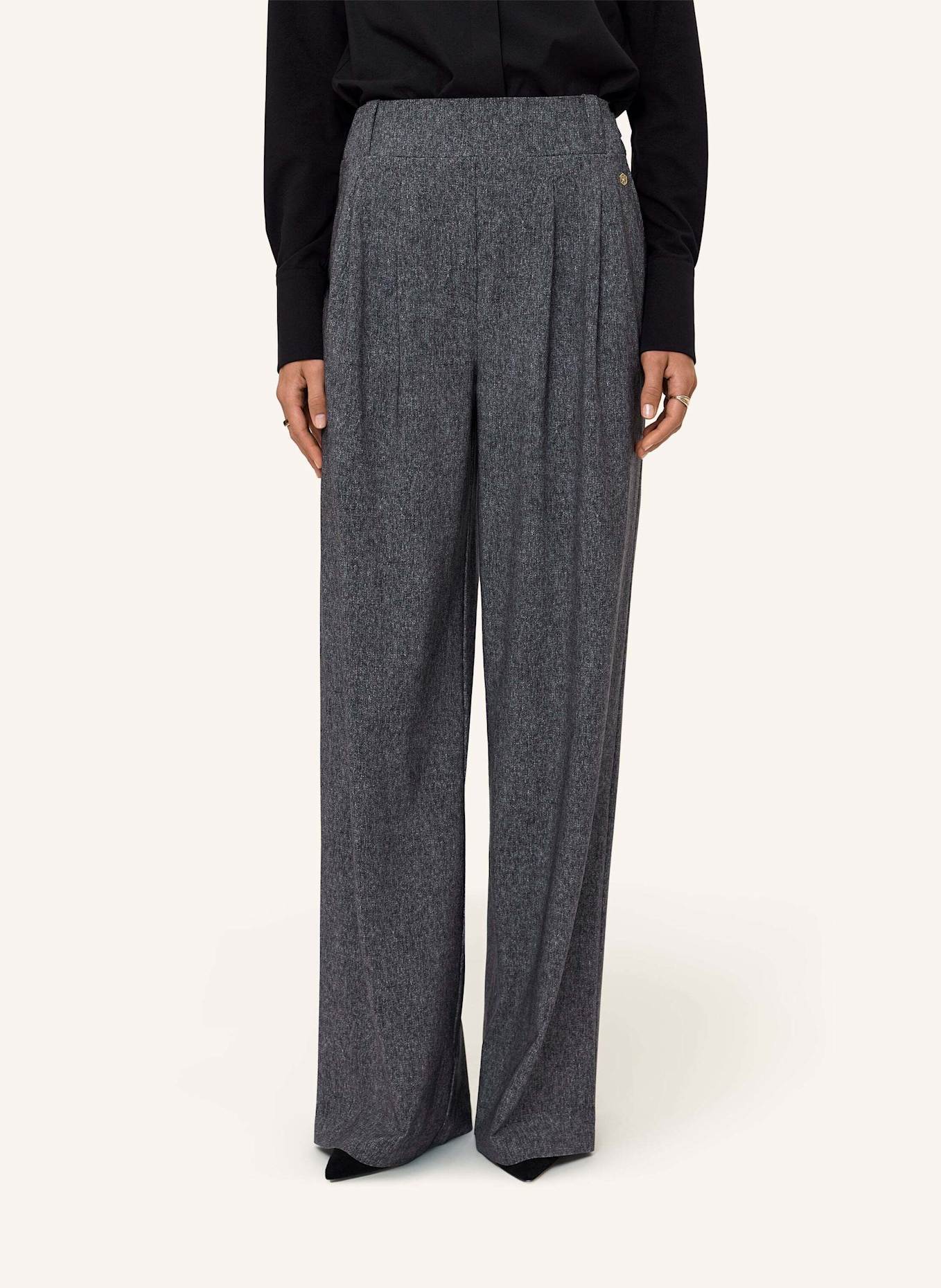 INA KESS Hose GEORGIANA STRETCH PANTS: GRÜN