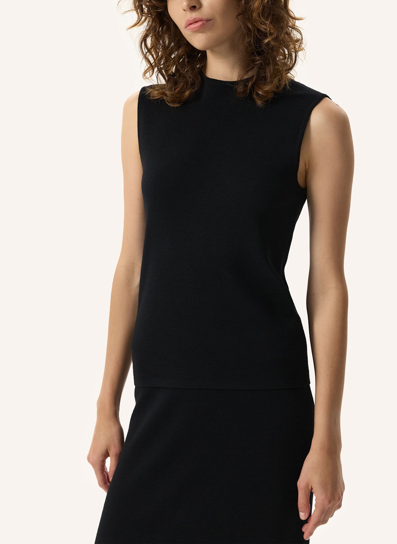 PINXIT Top Stricktop: SCHWARZ