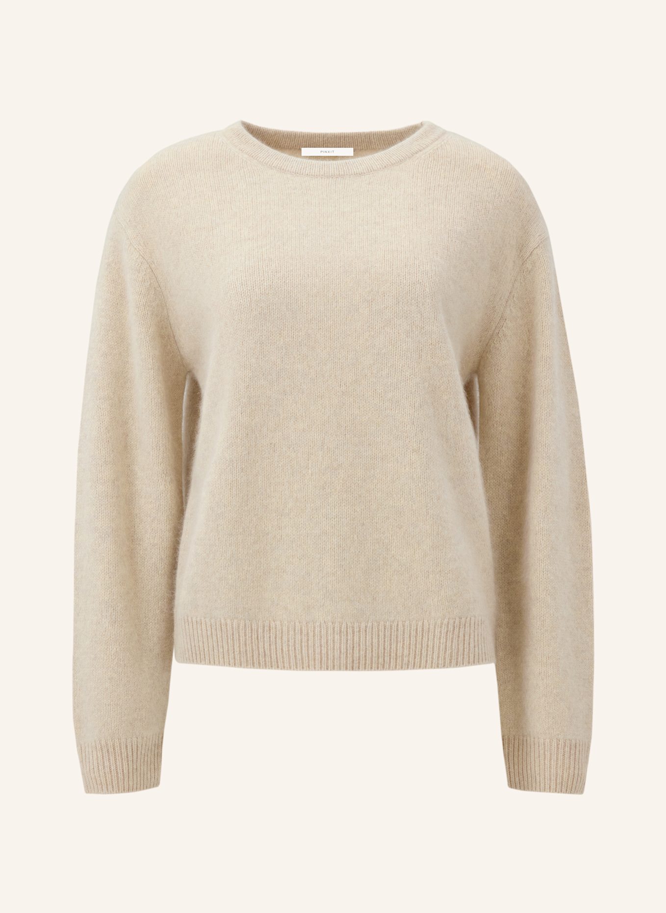 PINXIT Pullover Strickpullover: BEIGE