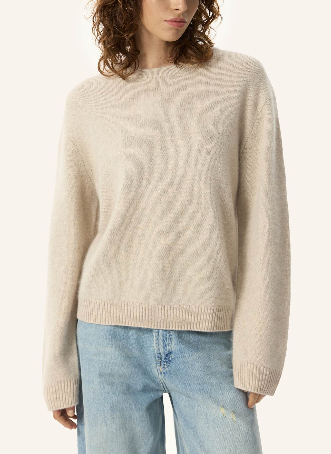 PINXIT Pullover Strickpullover: BEIGE