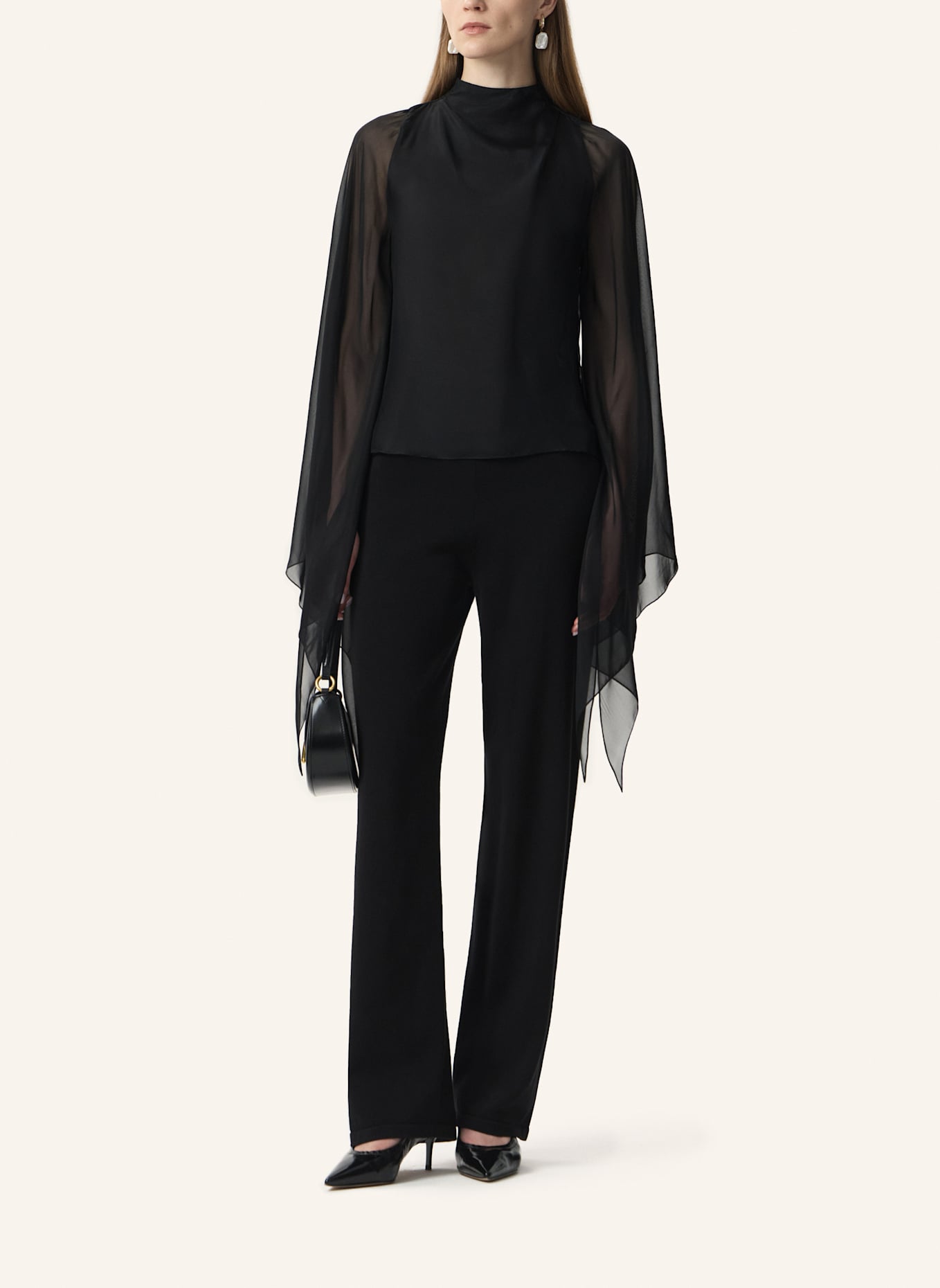 PINXIT Bluse Bluse: SCHWARZ