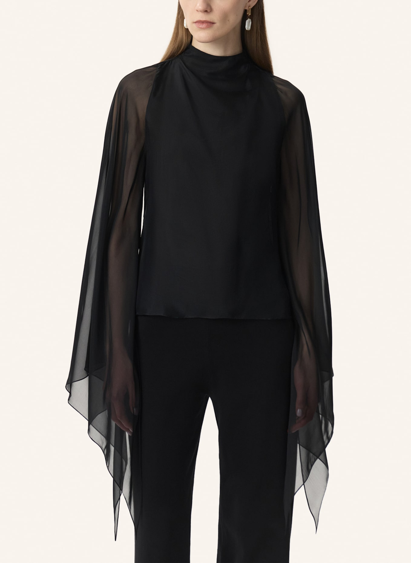 PINXIT Bluse Bluse: SCHWARZ