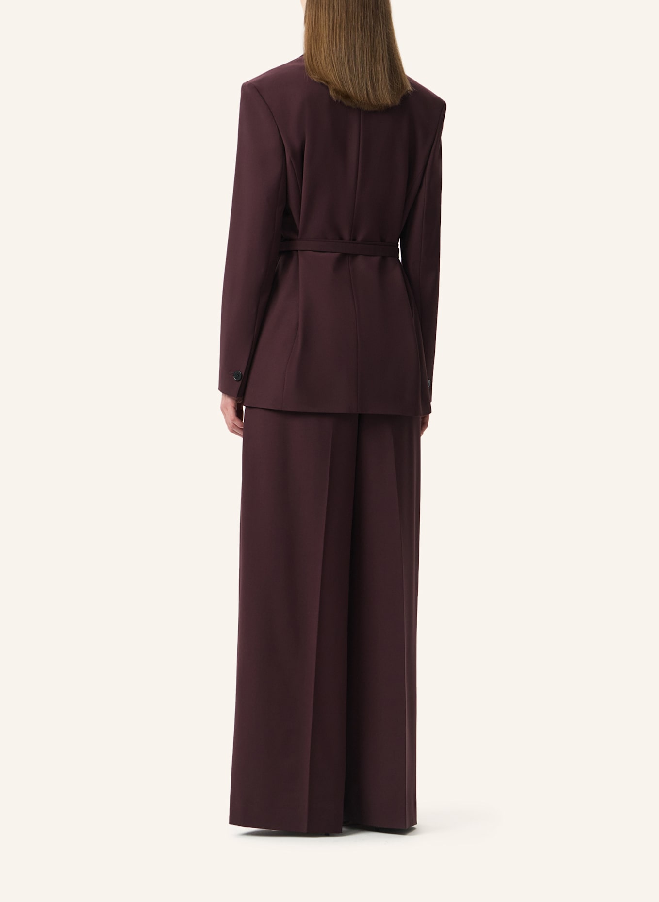 PINXIT Blazer Oversized-Blazer: DUNKELROT