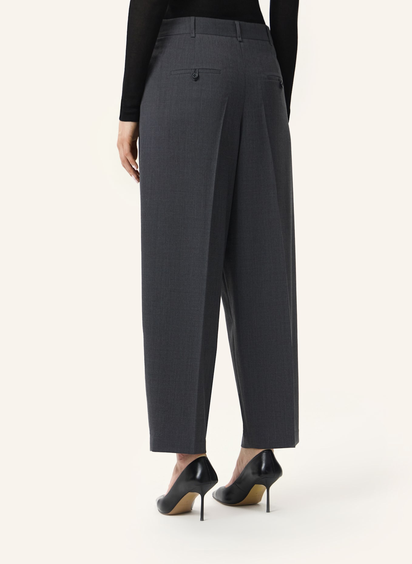 PINXIT Hose Weite Hose: GRAU