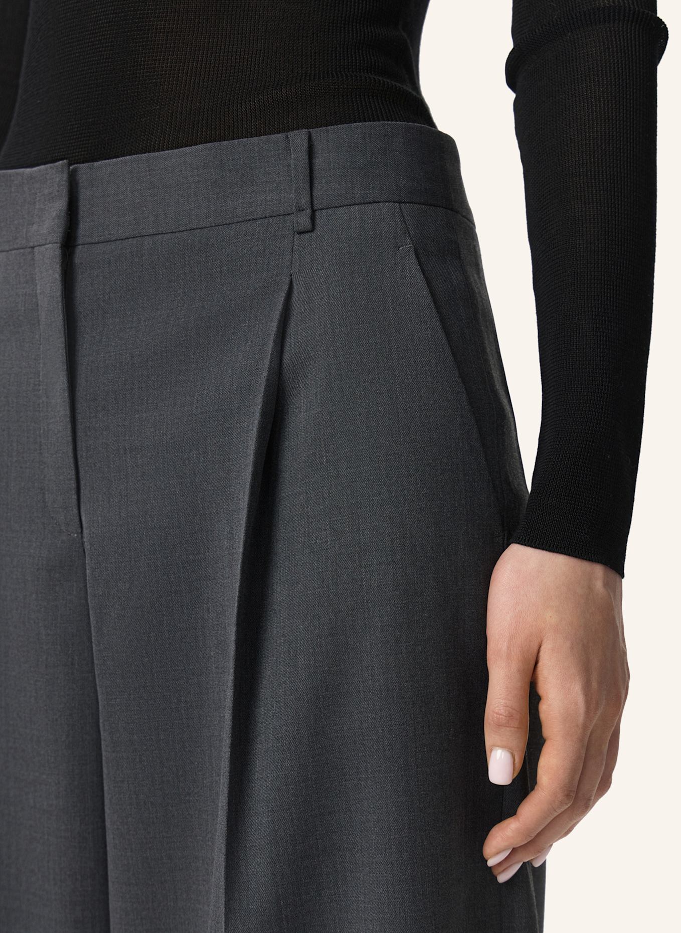 PINXIT Hose Weite Hose: GRAU