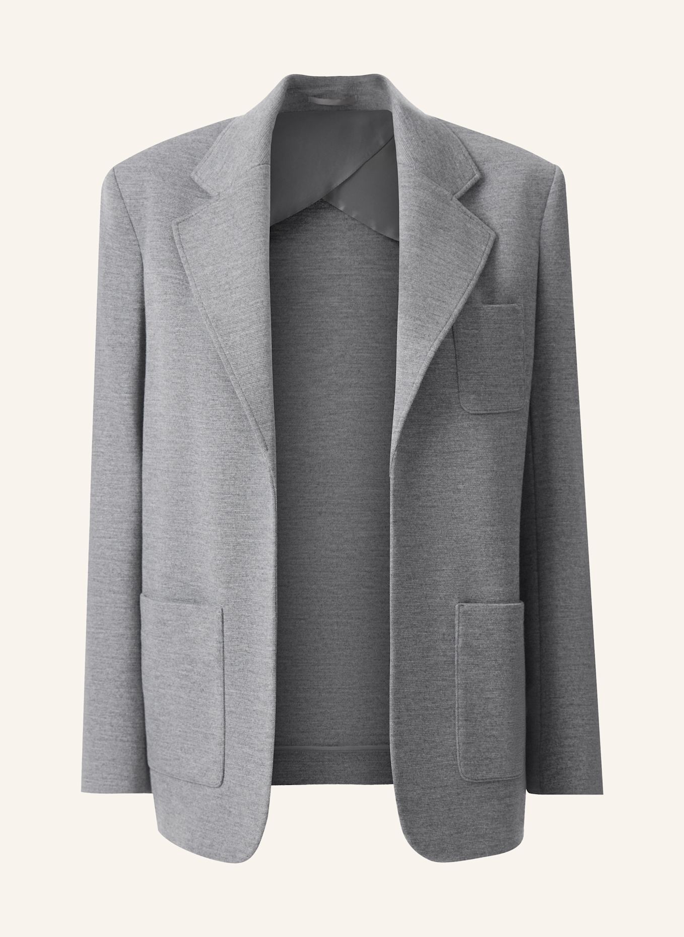 PINXIT Blazer Strick-Blazer: GRAU
