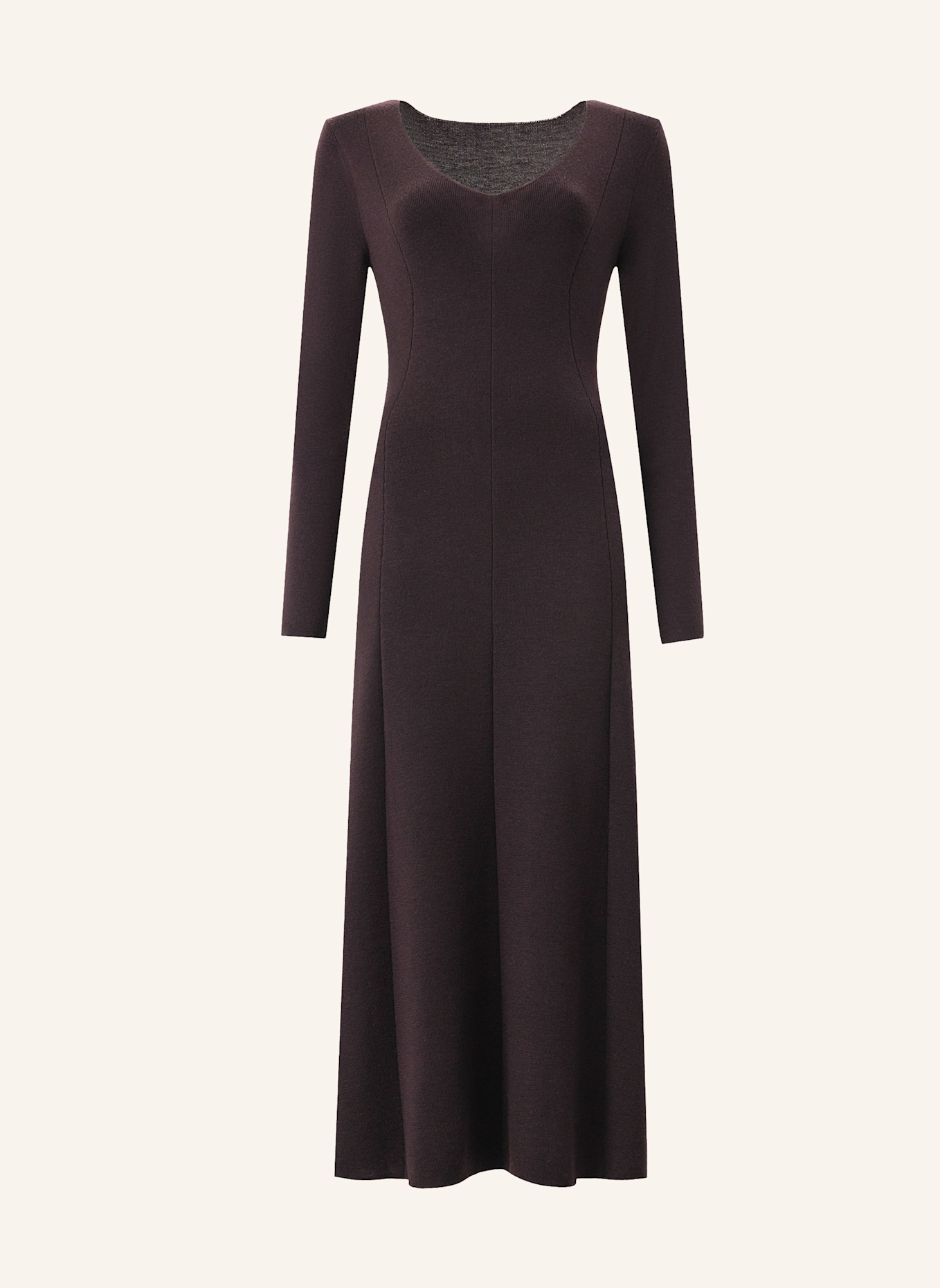 PINXIT Kleid Maxikleid: DUNKELBRAUN