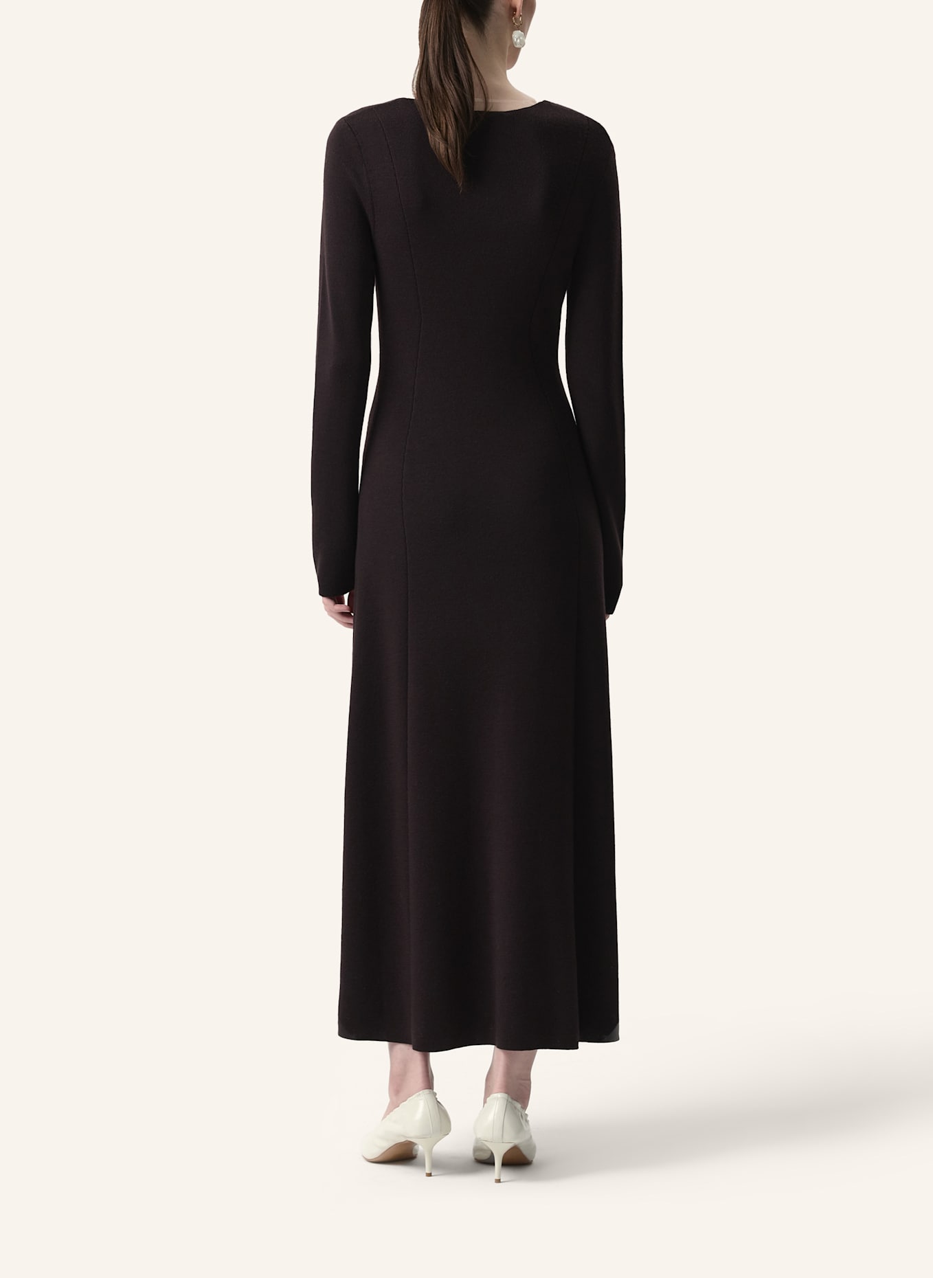 PINXIT Kleid Maxikleid: DUNKELBRAUN