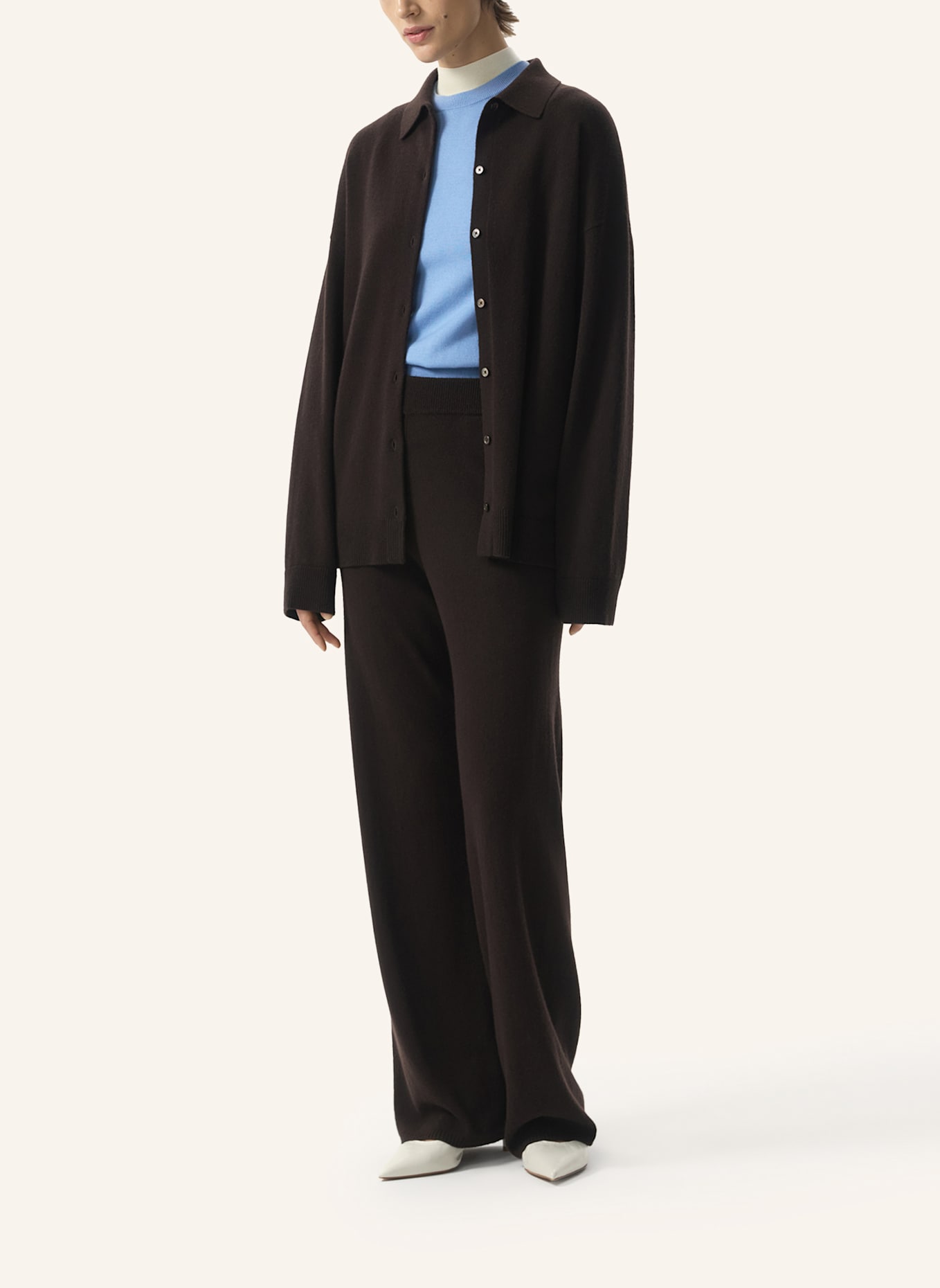 PINXIT Cardigan Cardigan: DUNKELBRAUN