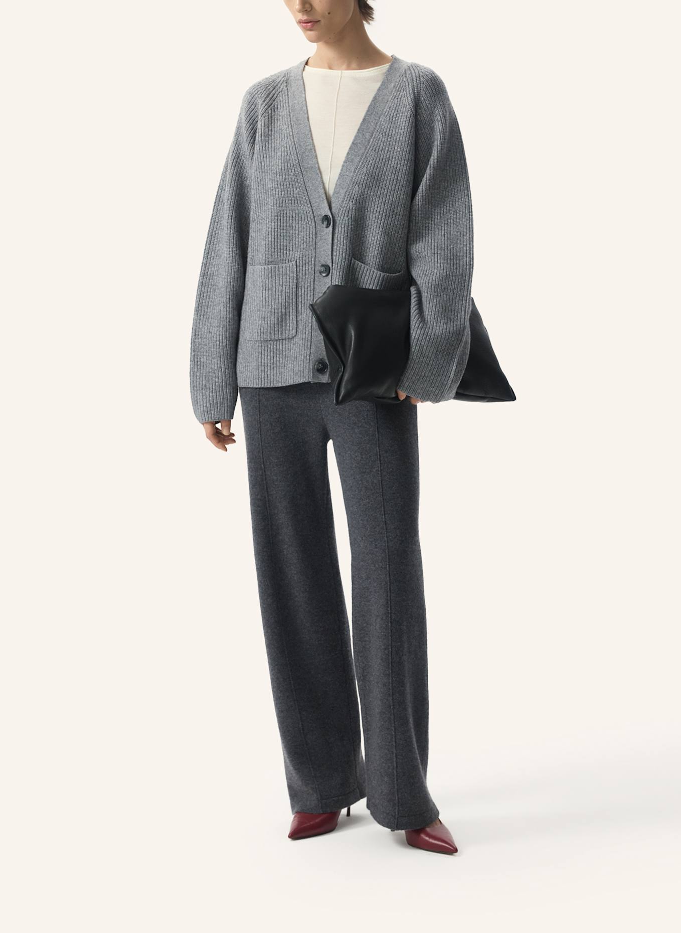 PINXIT Cardigan Cardigan: HELLGRAU