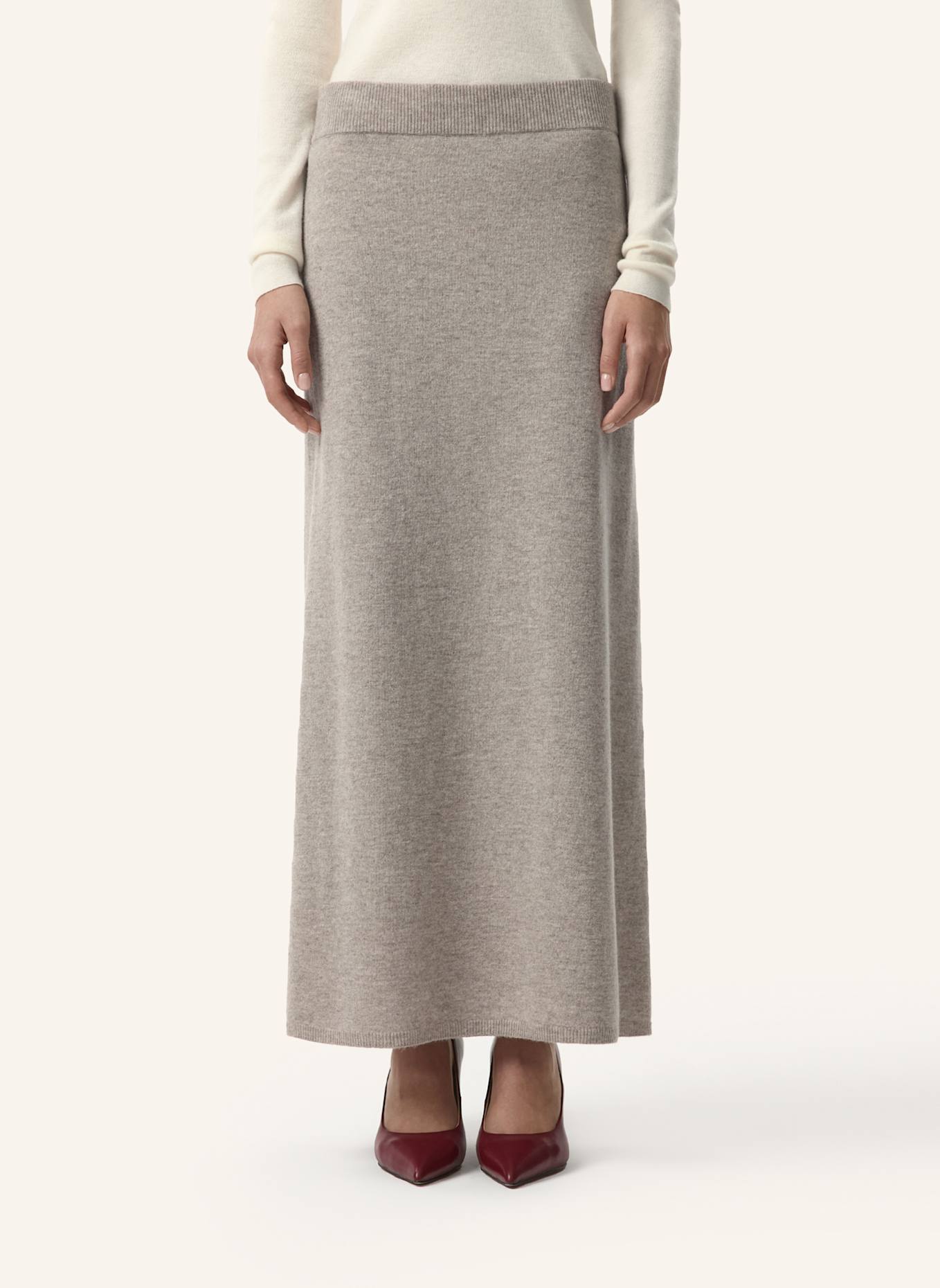 PINXIT Rock Strickrock: TAUPE