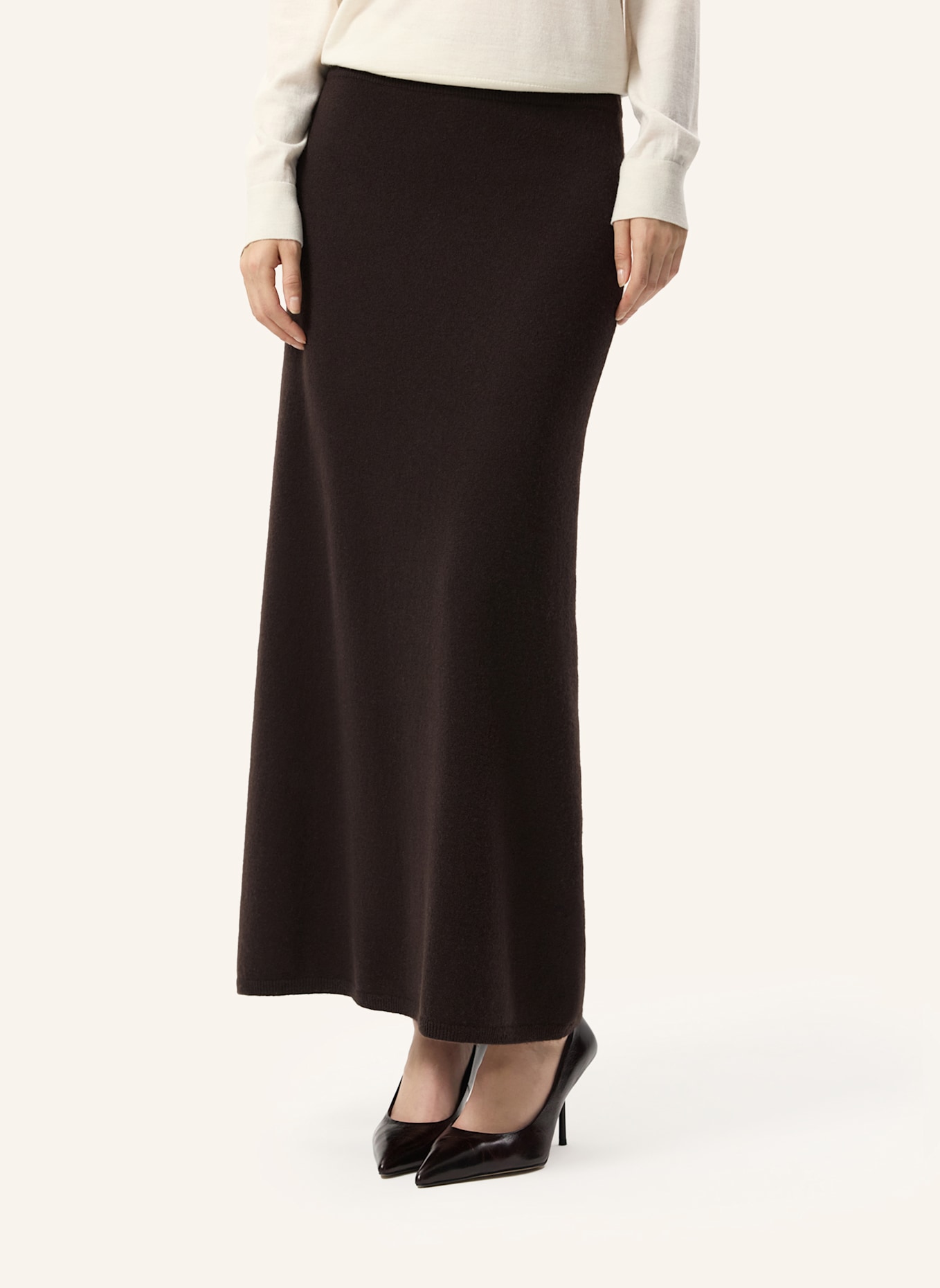 PINXIT Rock Strickrock: DUNKELBRAUN