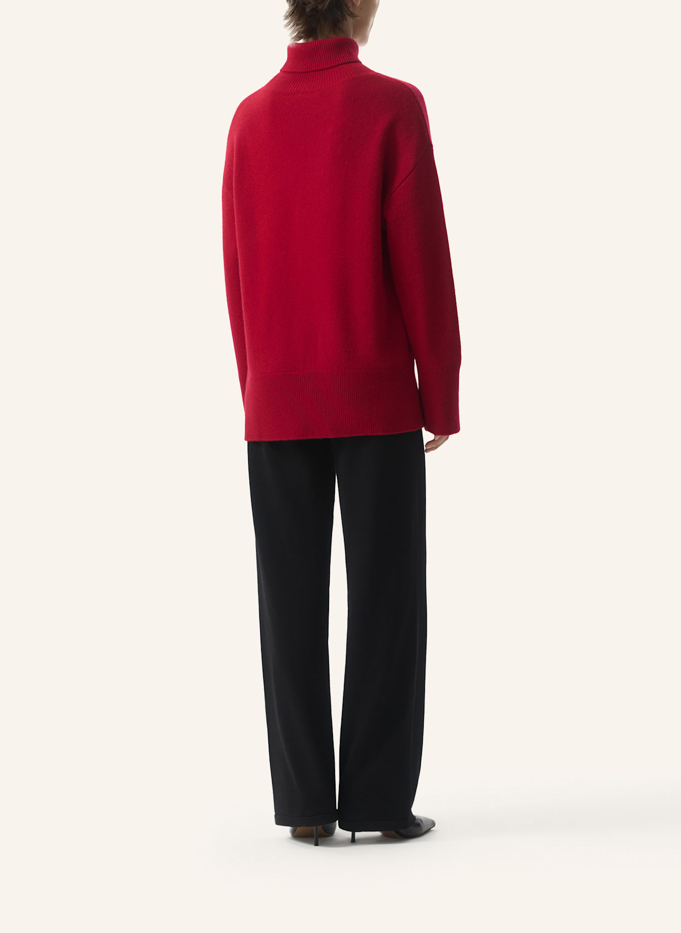 PINXIT Pullover Strickpullover: DUNKELROT