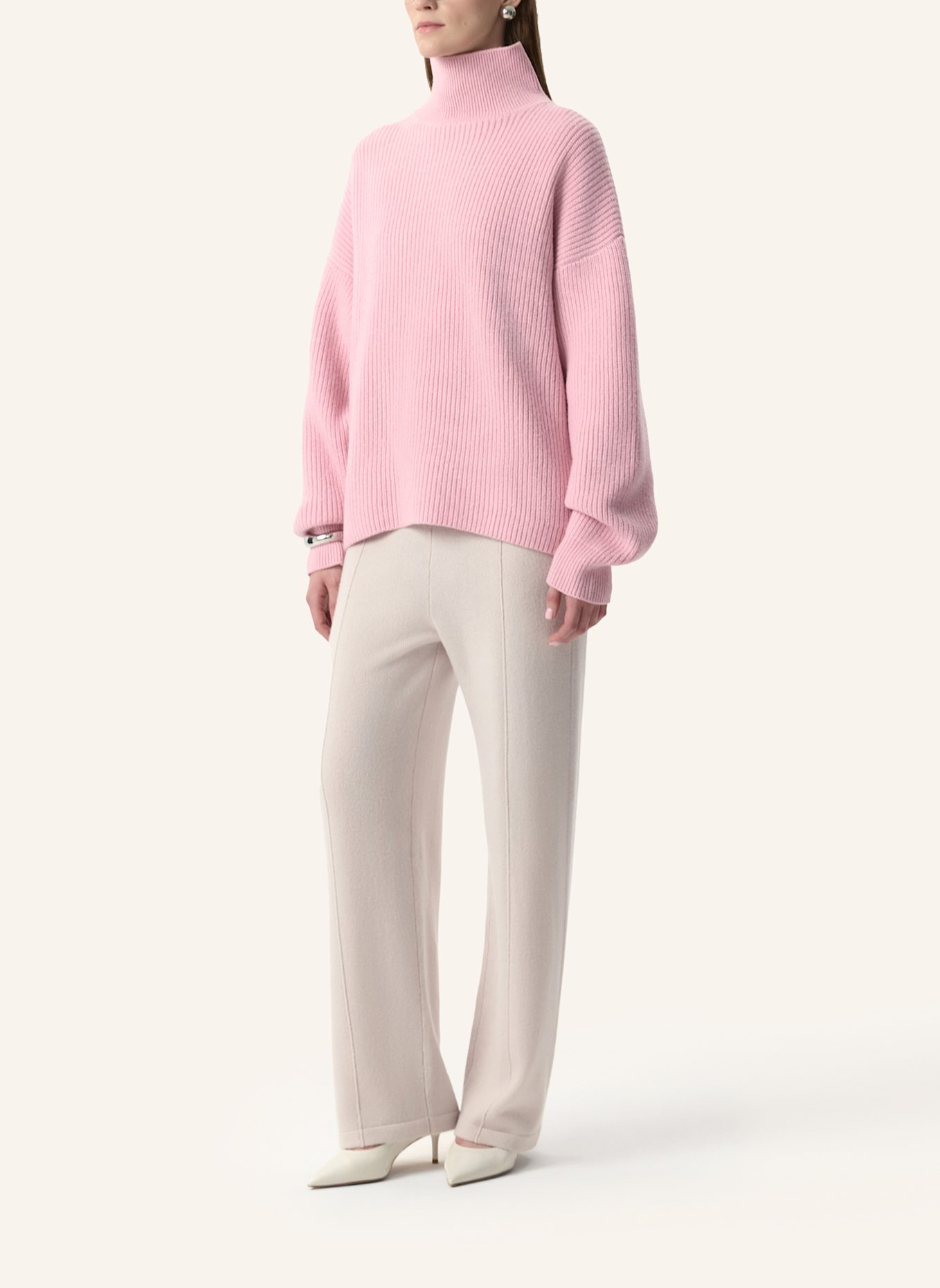 PINXIT Pullover Oversized Strickpullover: PINK